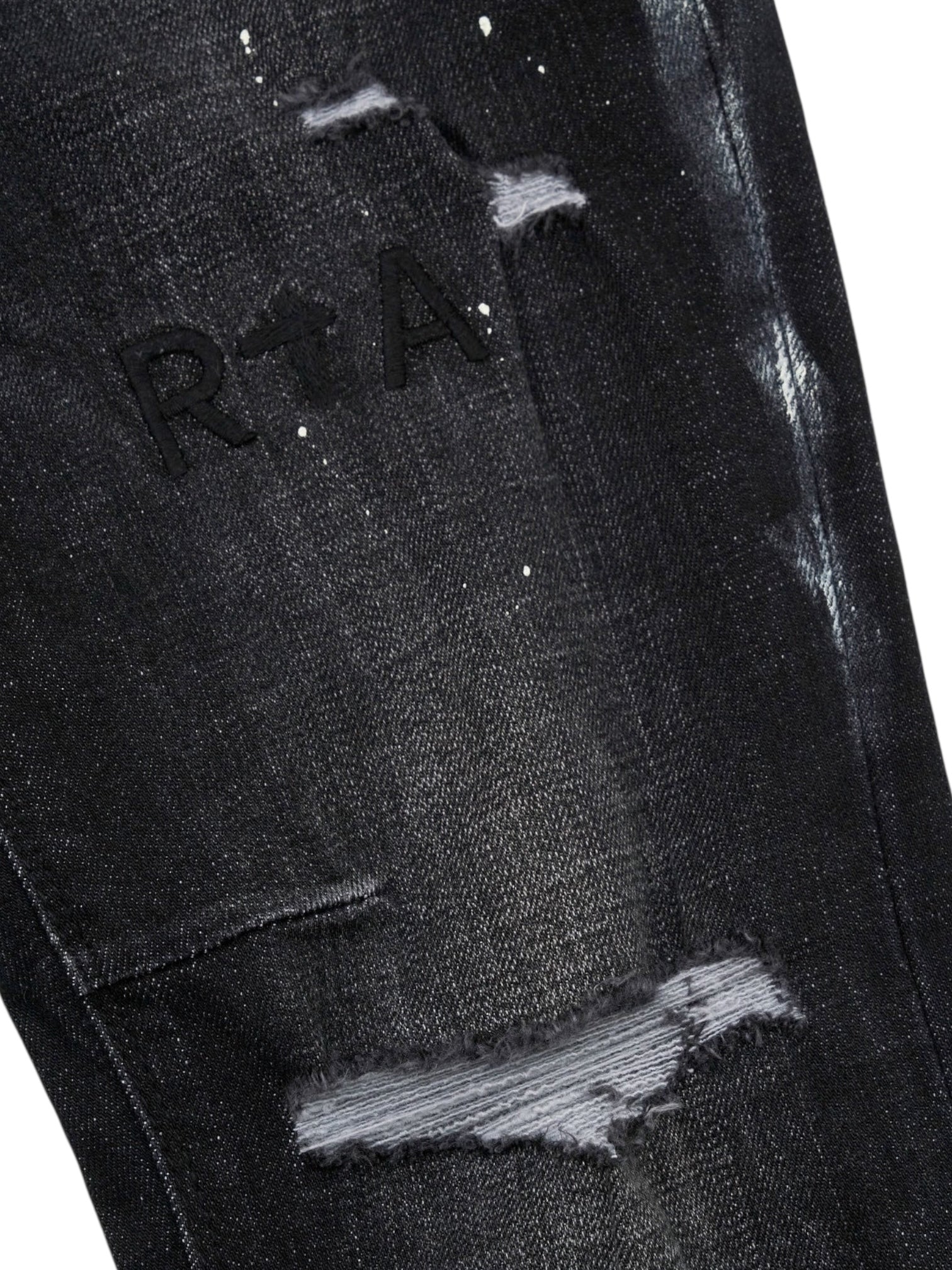 RTA Clayton Jean Distressed Charcoal Paint Black - Probus