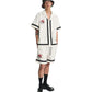 Rta Clyde Elasticated Short White Poppy