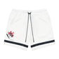 Rta Clyde Elasticated Short White Poppy
