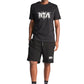 Rta Clyde Shorts | Black Spike