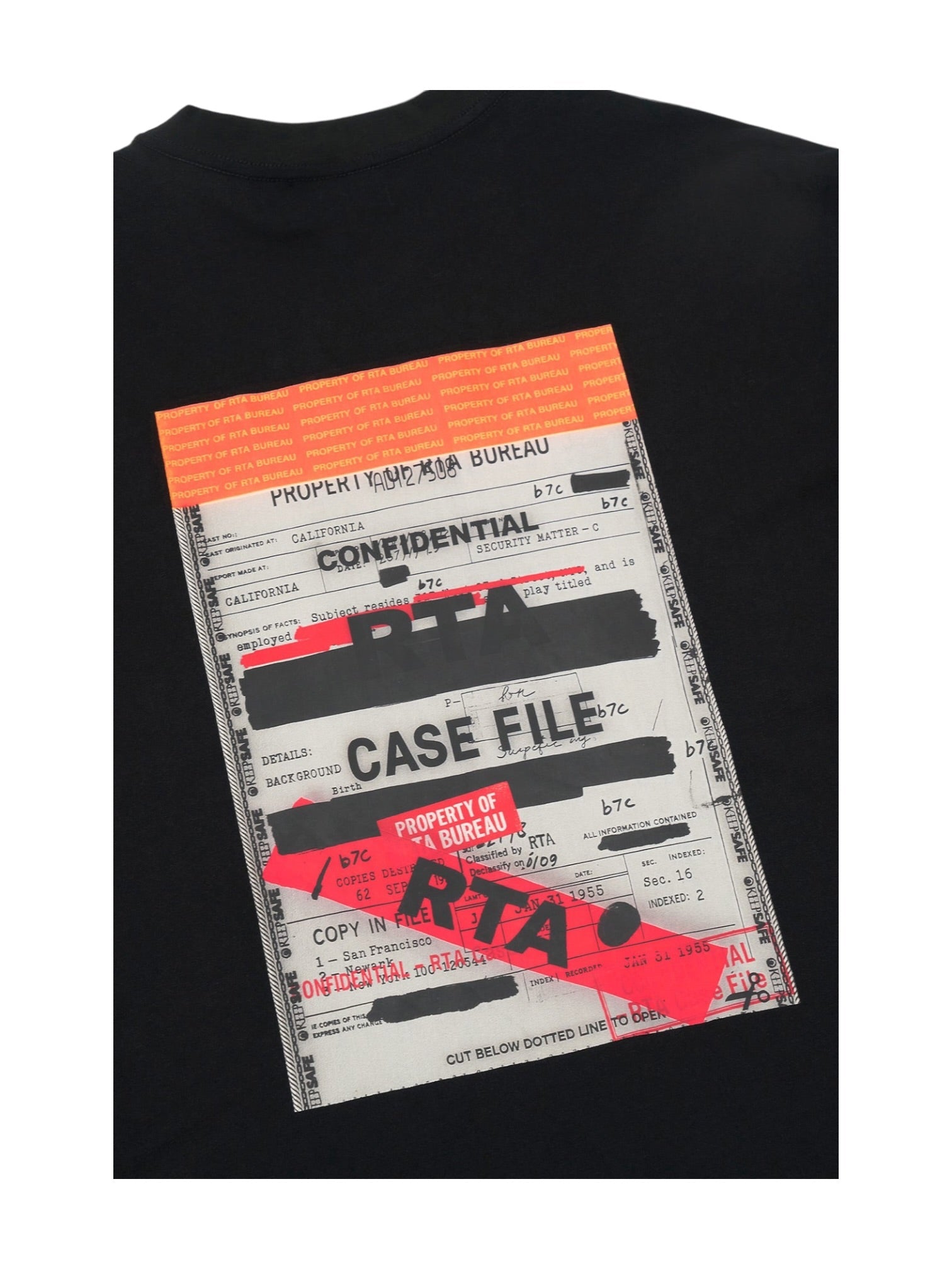 Probus Rta Colin Oversized S/s Tee | Black Case File Rta Colin Oversized S/s Tee | Black Case File BLACK