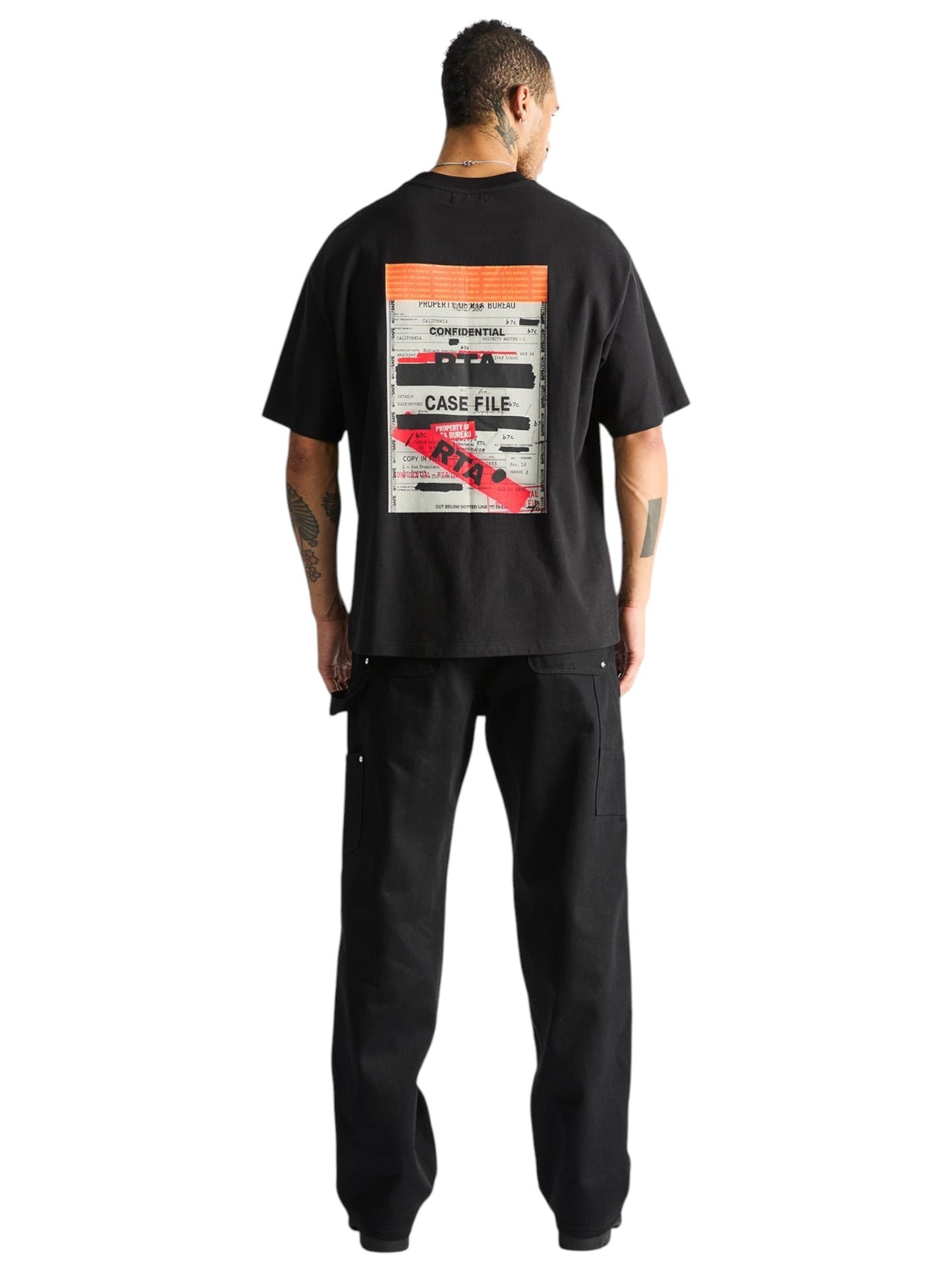 Probus Rta Colin Oversized S/s Tee | Black Case File Rta Colin Oversized S/s Tee | Black Case File BLACK