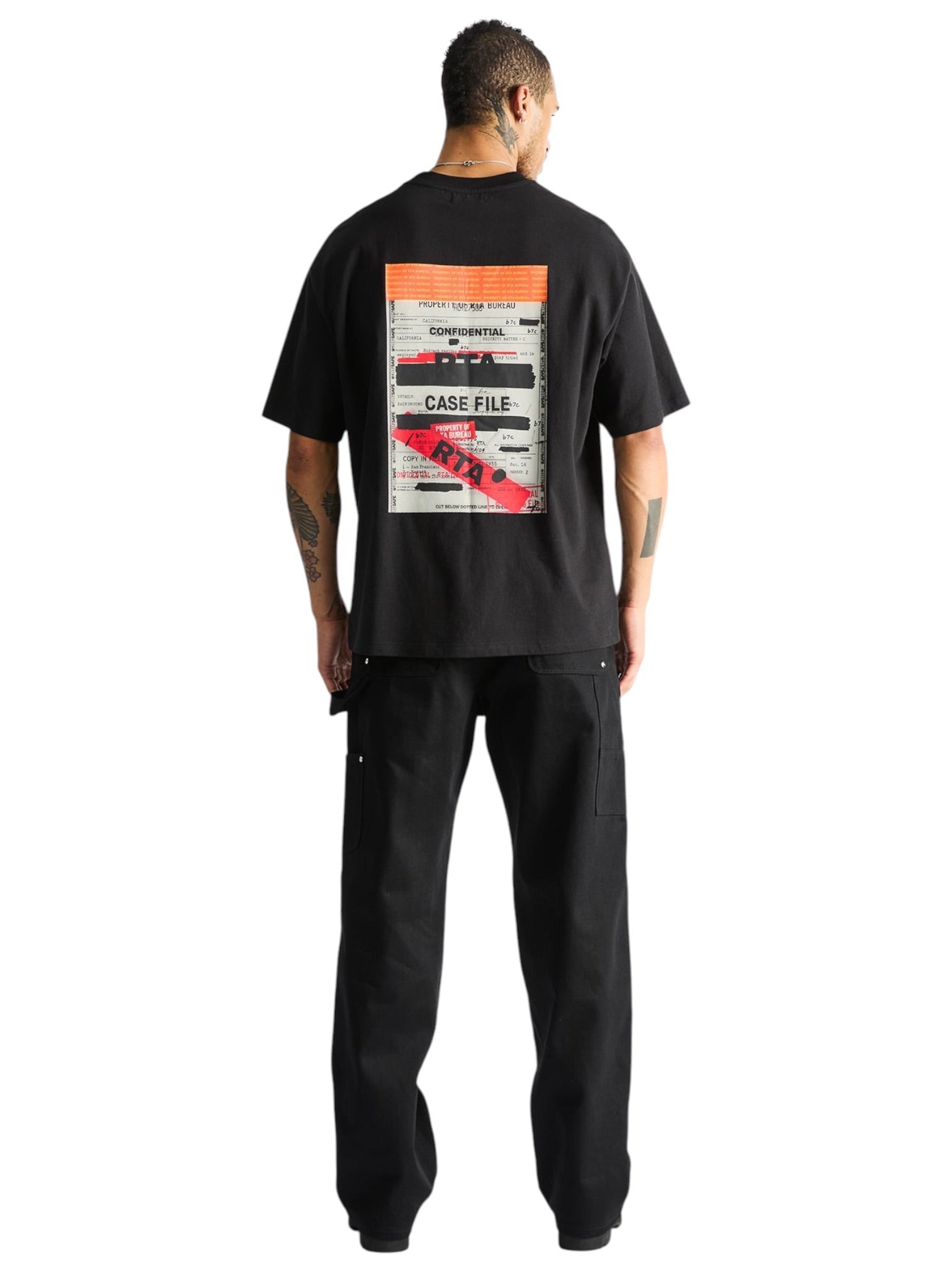 Probus Rta Colin Oversized S/s Tee | Black Case File Rta Colin Oversized S/s Tee | Black Case File BLACK