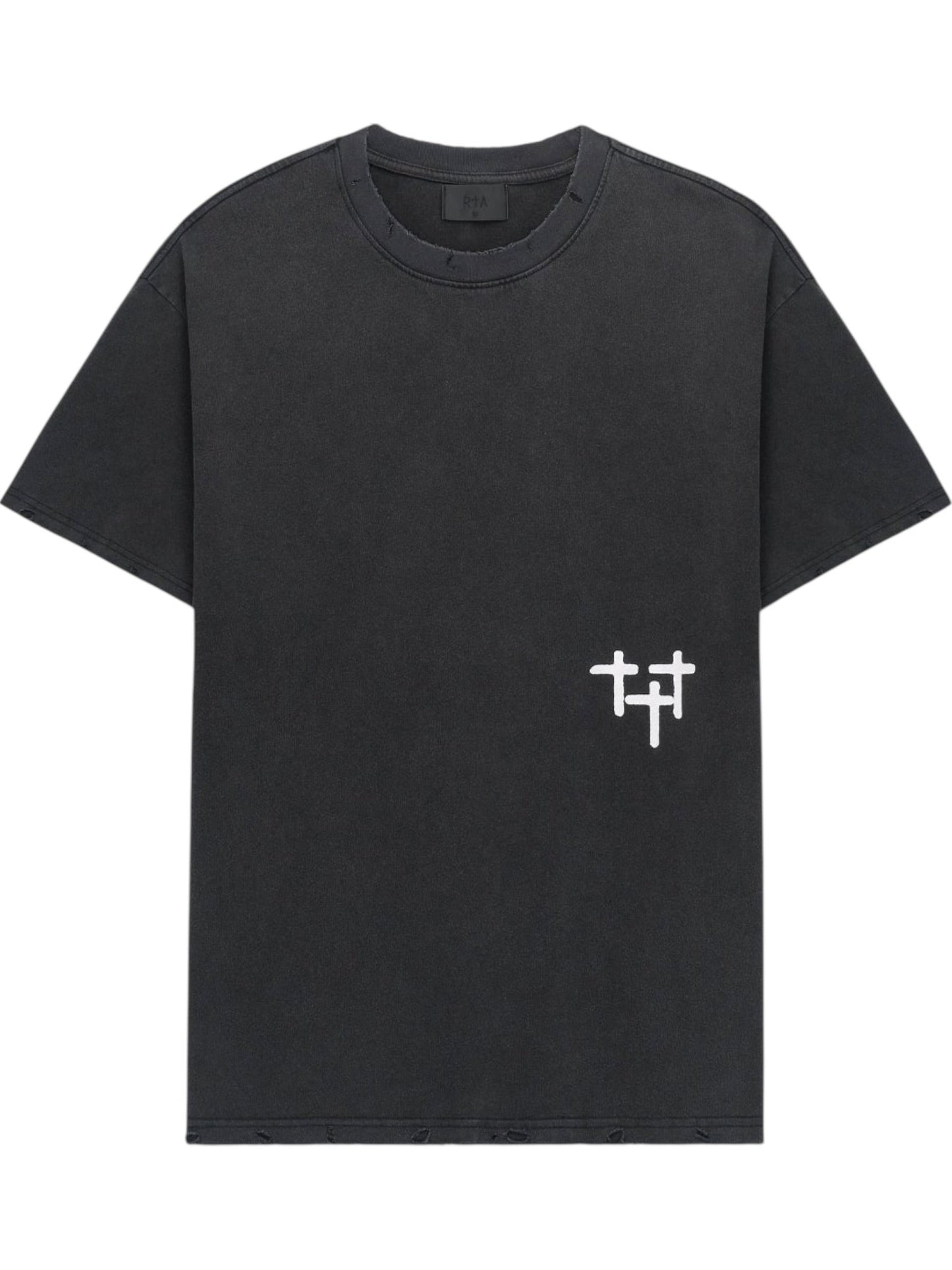 Rta Colin Oversized S/s Tee | Black Smoky Stars