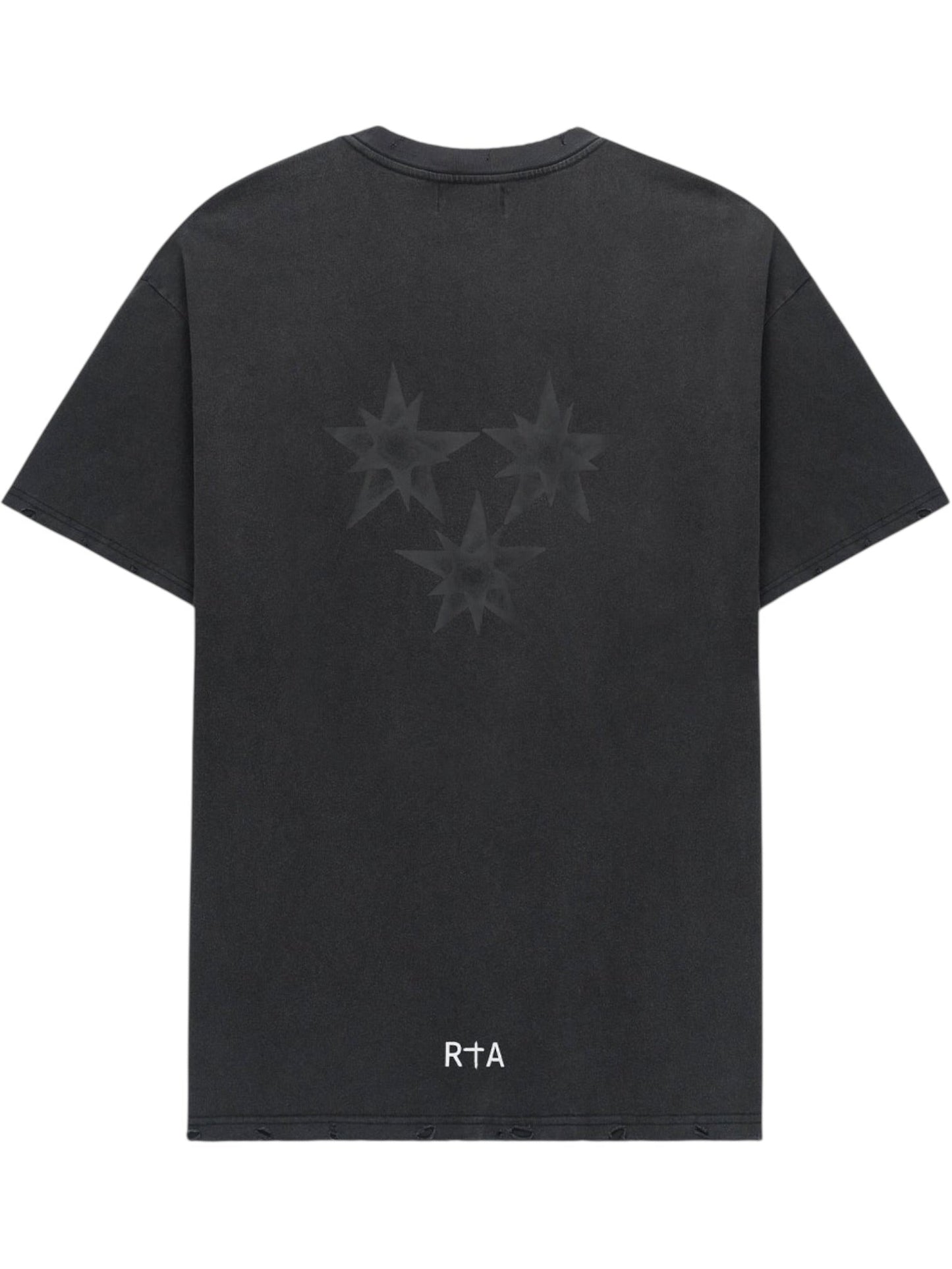Rta Colin Oversized S/s Tee | Black Smoky Stars