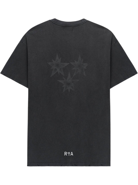 Rta Colin Oversized S/s Tee | Black Smoky Stars