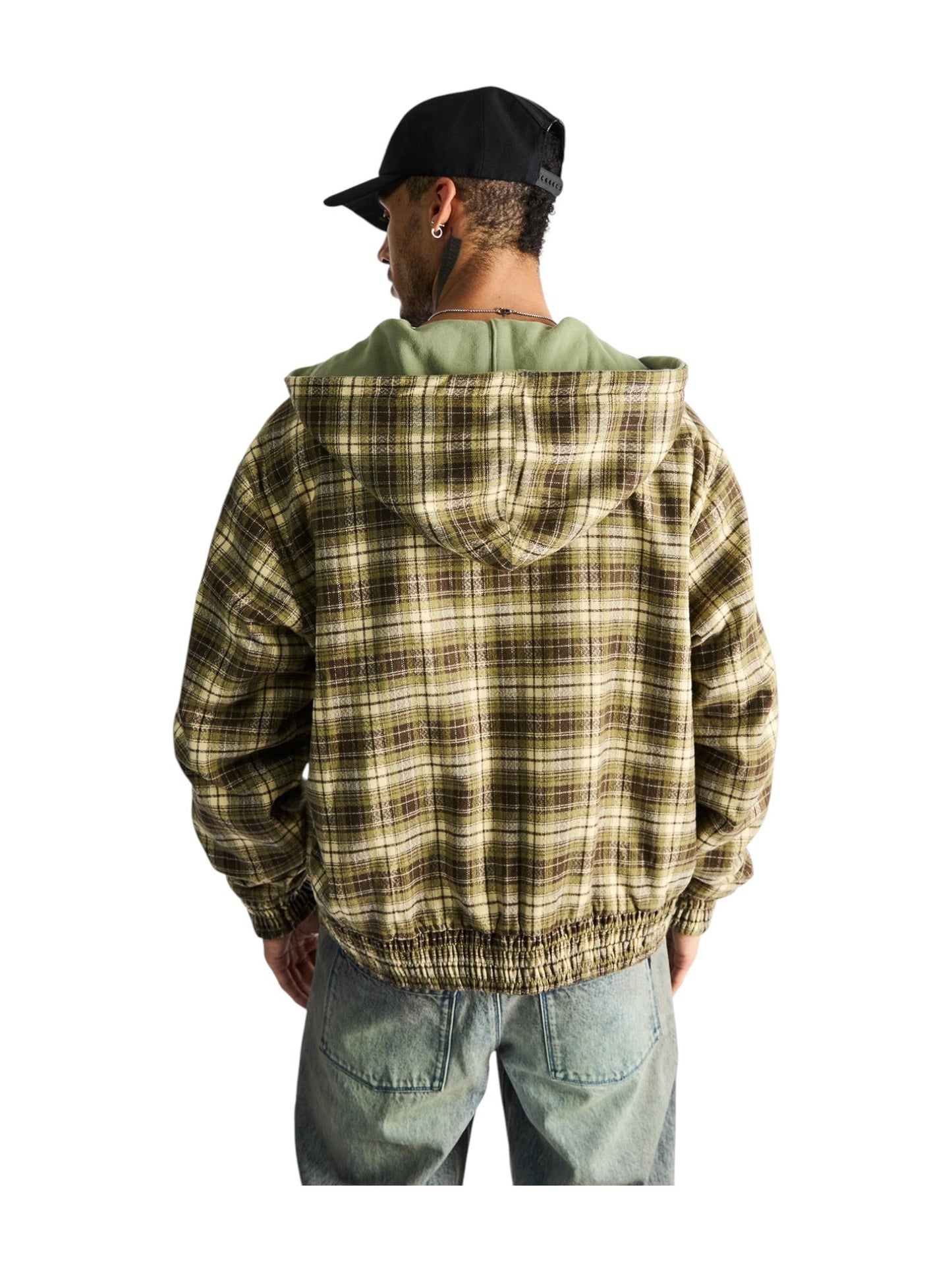 Probus Rta Elen Reversible Zip Up Hoodie | Olive Plaid Combo Rta Elen Reversible Zip Up Hoodie | Olive Plaid Combo OLIVE