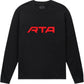 RTA Lawrence Long Sleeve Tee Black Formula Car