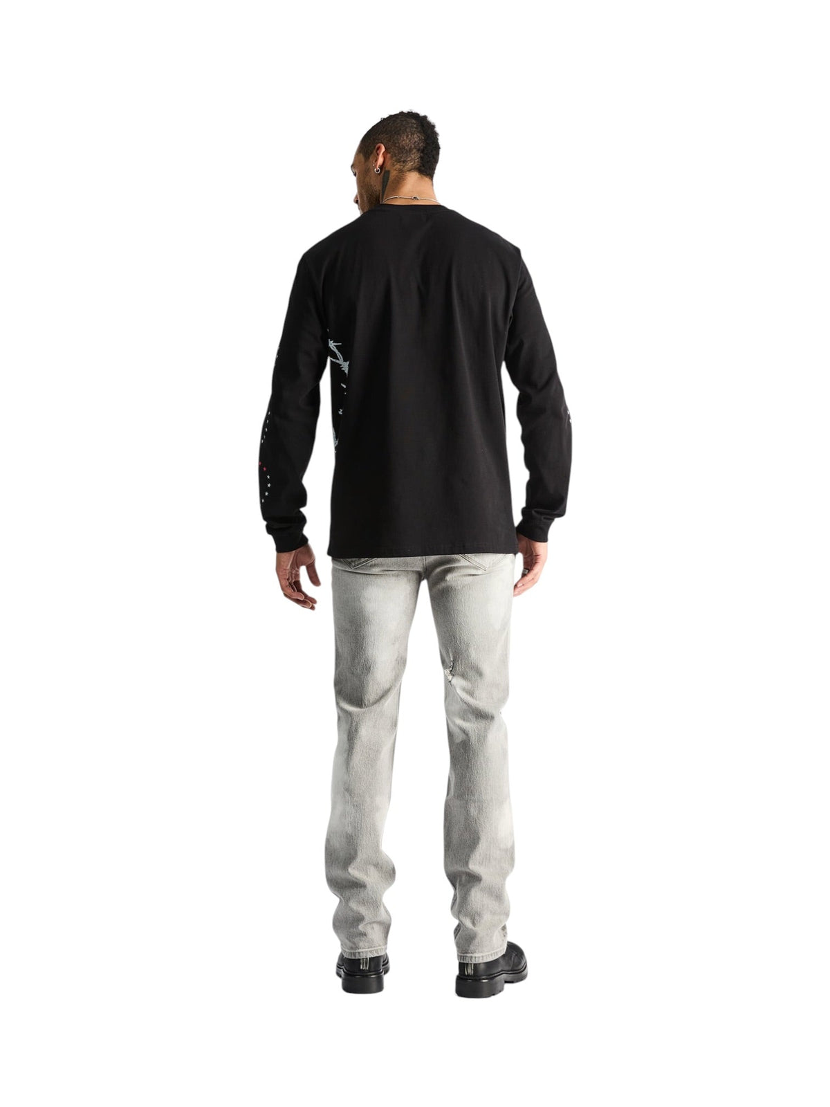 Probus Rta Lawrence Long Sleeve Tee Black Star Wire Rta Lawrence Long Sleeve Tee Black Star Wire BLACK