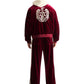 Probus Rta Luxen Baggy Sweatpants | Burgundy Crest Rta Luxen Baggy Sweatpants | Burgundy Crest BURGUNDY