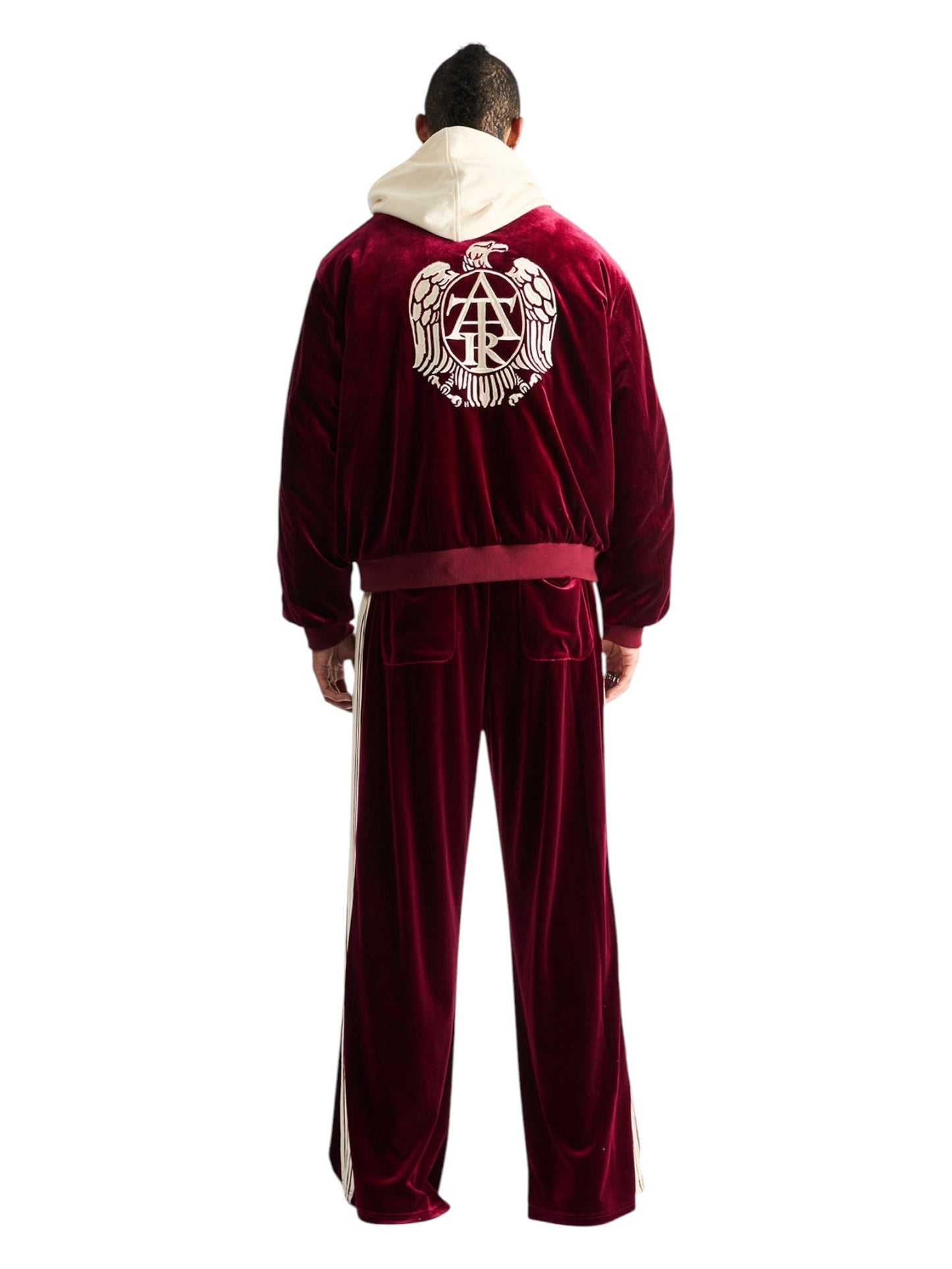 Probus Rta Luxen Baggy Sweatpants | Burgundy Crest Rta Luxen Baggy Sweatpants | Burgundy Crest BURGUNDY