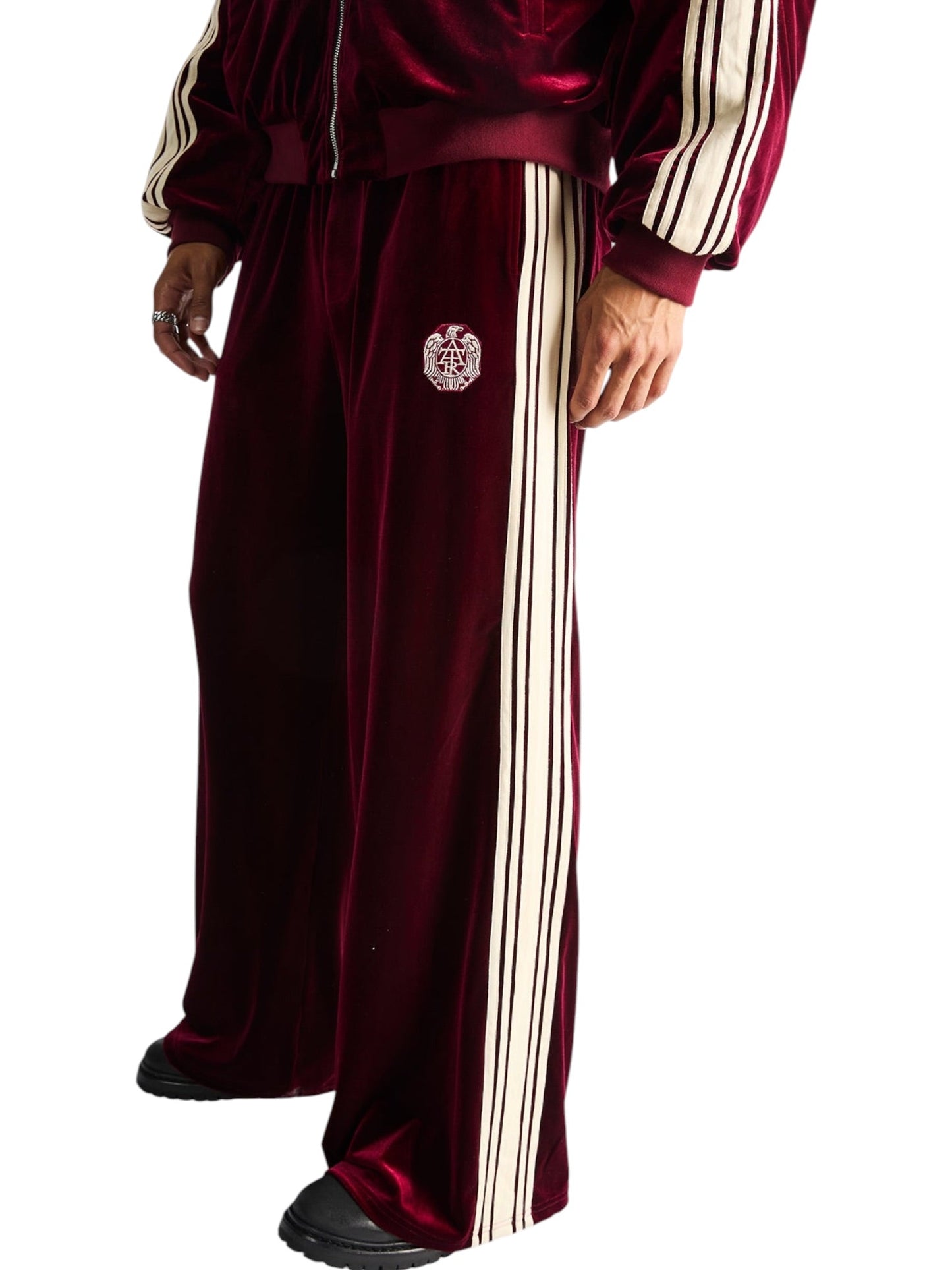 Probus Rta Luxen Baggy Sweatpants | Burgundy Crest Rta Luxen Baggy Sweatpants | Burgundy Crest BURGUNDY