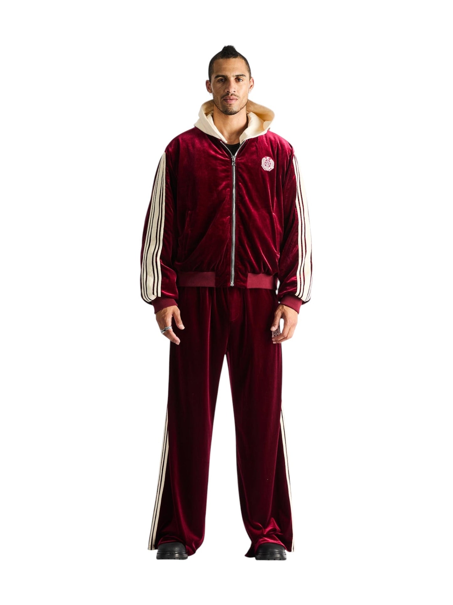 Probus Rta Luxen Baggy Sweatpants | Burgundy Crest Rta Luxen Baggy Sweatpants | Burgundy Crest BURGUNDY
