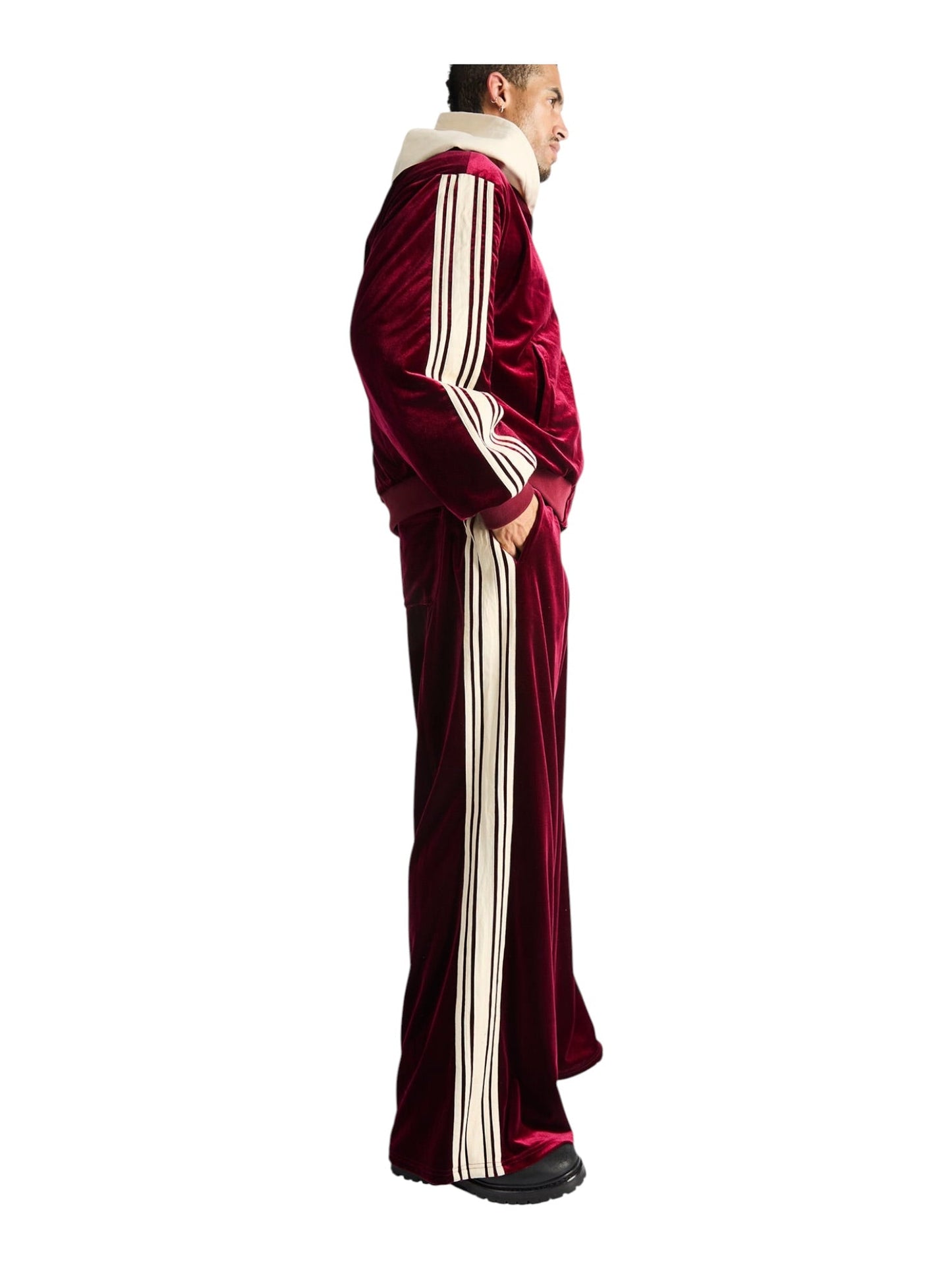 Probus Rta Luxen Baggy Sweatpants | Burgundy Crest Rta Luxen Baggy Sweatpants | Burgundy Crest BURGUNDY
