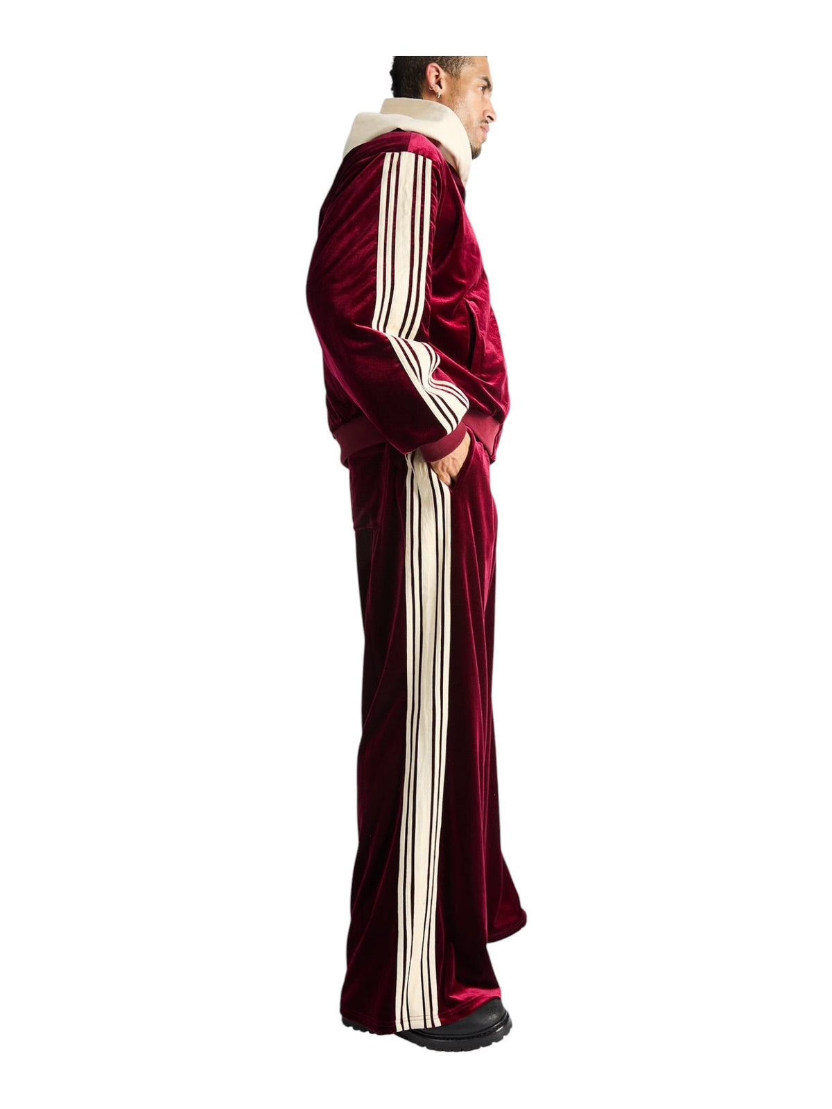 Probus Rta Luxen Baggy Sweatpants | Burgundy Crest Rta Luxen Baggy Sweatpants | Burgundy Crest BURGUNDY