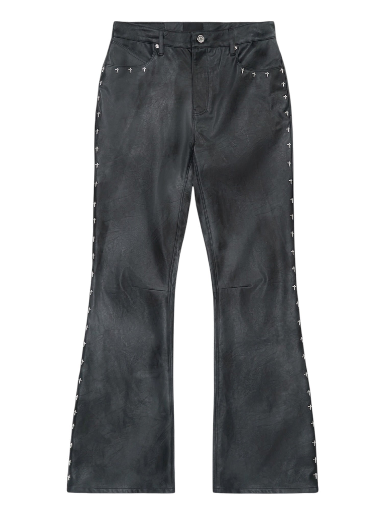 Rta Mael Slim Flare Jean | Vintage Black