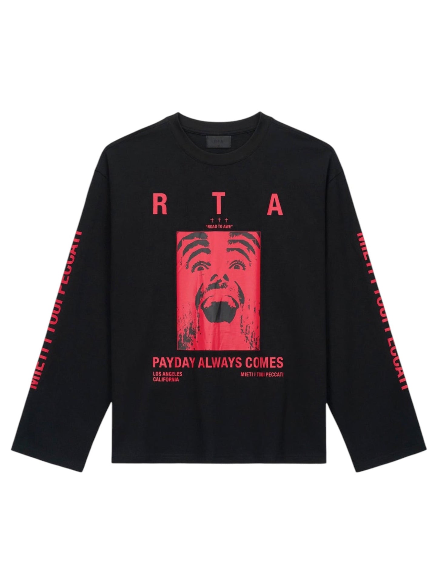 Probus Rta Marceau Oversized Ls Tee | Black Payday Rta Marceau Oversized Ls Tee | Black Payday BLACK