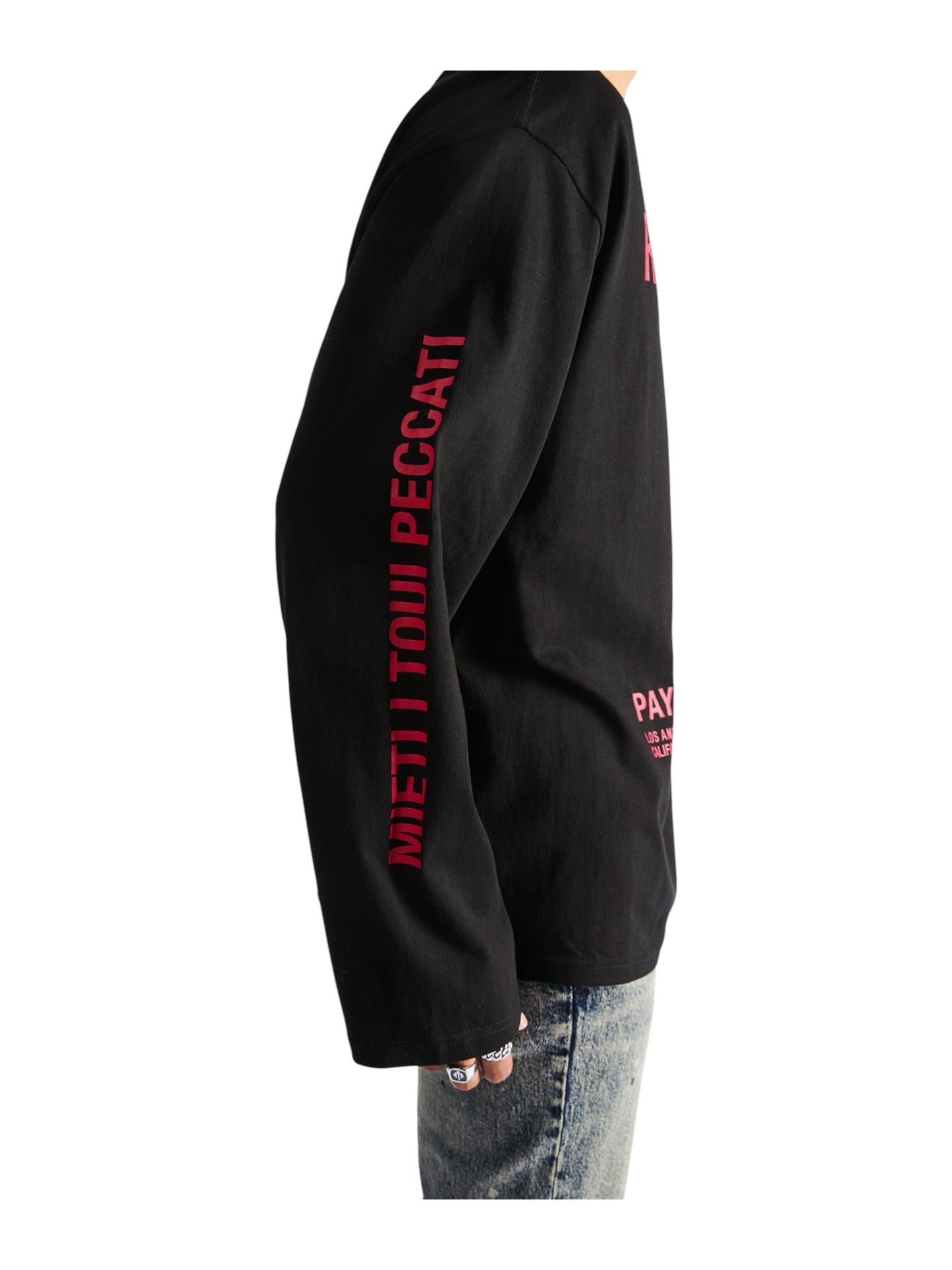 Probus Rta Marceau Oversized Ls Tee | Black Payday Rta Marceau Oversized Ls Tee | Black Payday BLACK