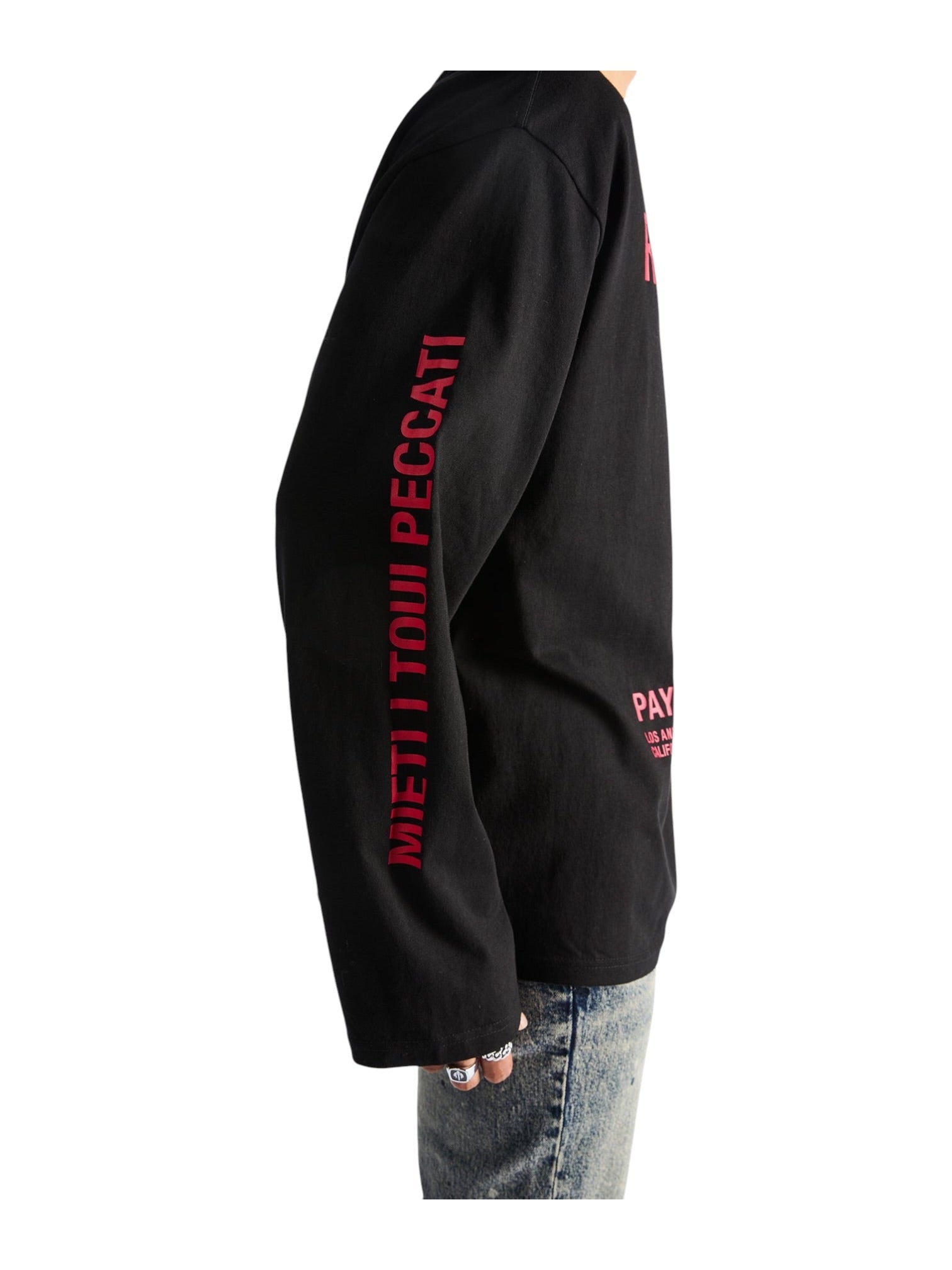 Probus Rta Marceau Oversized Ls Tee | Black Payday Rta Marceau Oversized Ls Tee | Black Payday BLACK