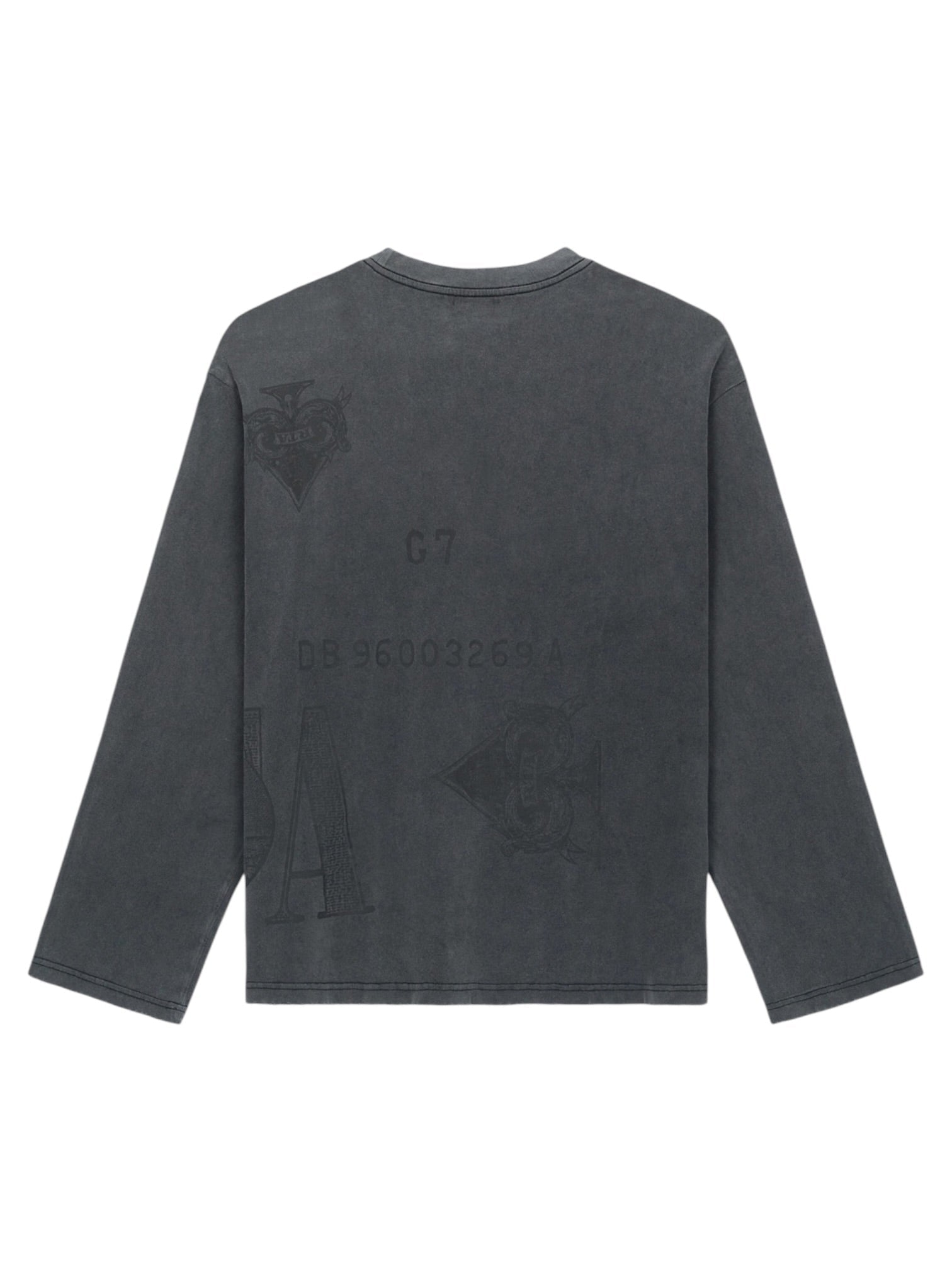 Probus Rta Marceau Oversized Ls Tee | Vintage Black Counterfeit Rta Marceau Oversized Ls Tee | Vintage Black Counterfeit BLACK