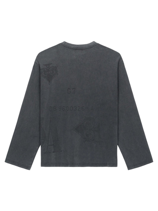 Probus Rta Marceau Oversized Ls Tee | Vintage Black Counterfeit Rta Marceau Oversized Ls Tee | Vintage Black Counterfeit BLACK