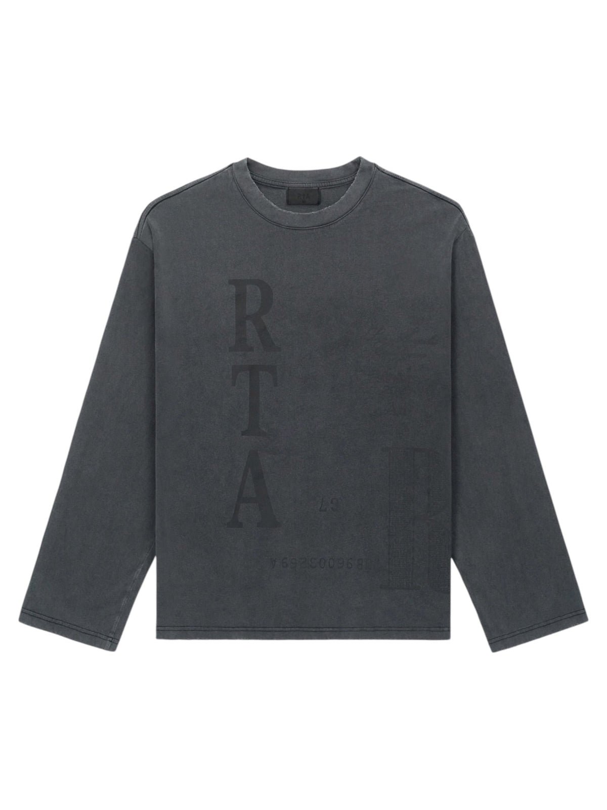 Probus Rta Marceau Oversized Ls Tee | Vintage Black Counterfeit Rta Marceau Oversized Ls Tee | Vintage Black Counterfeit BLACK