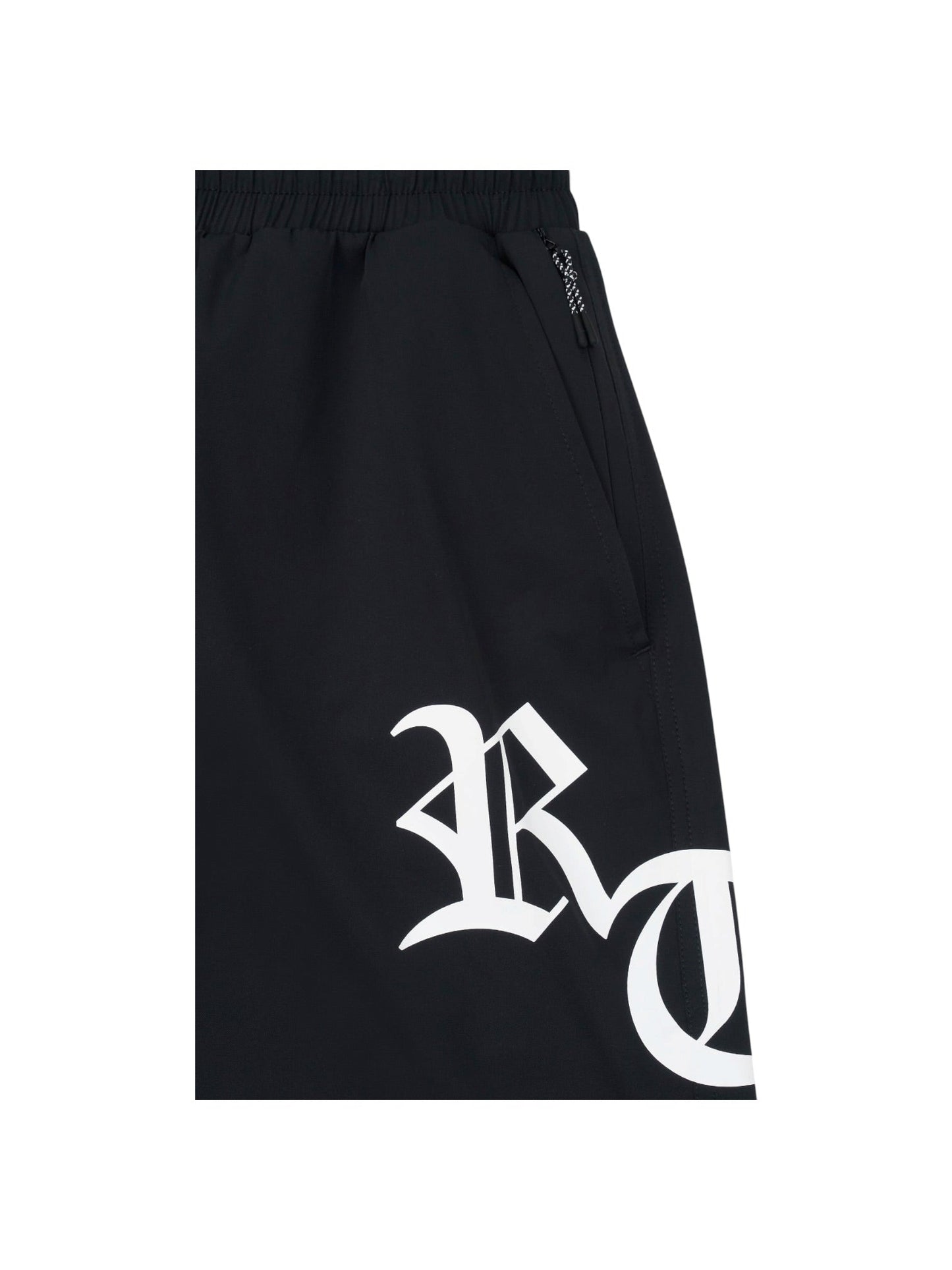 Rta Mark Swim Short Black Old English RTA
