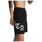 Rta Mark Swim Short Black Old English RTA