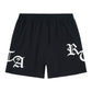 Rta Mark Swim Short Black Old English RTA