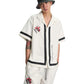 Rta Nathan Oversized Shirt White Poppy