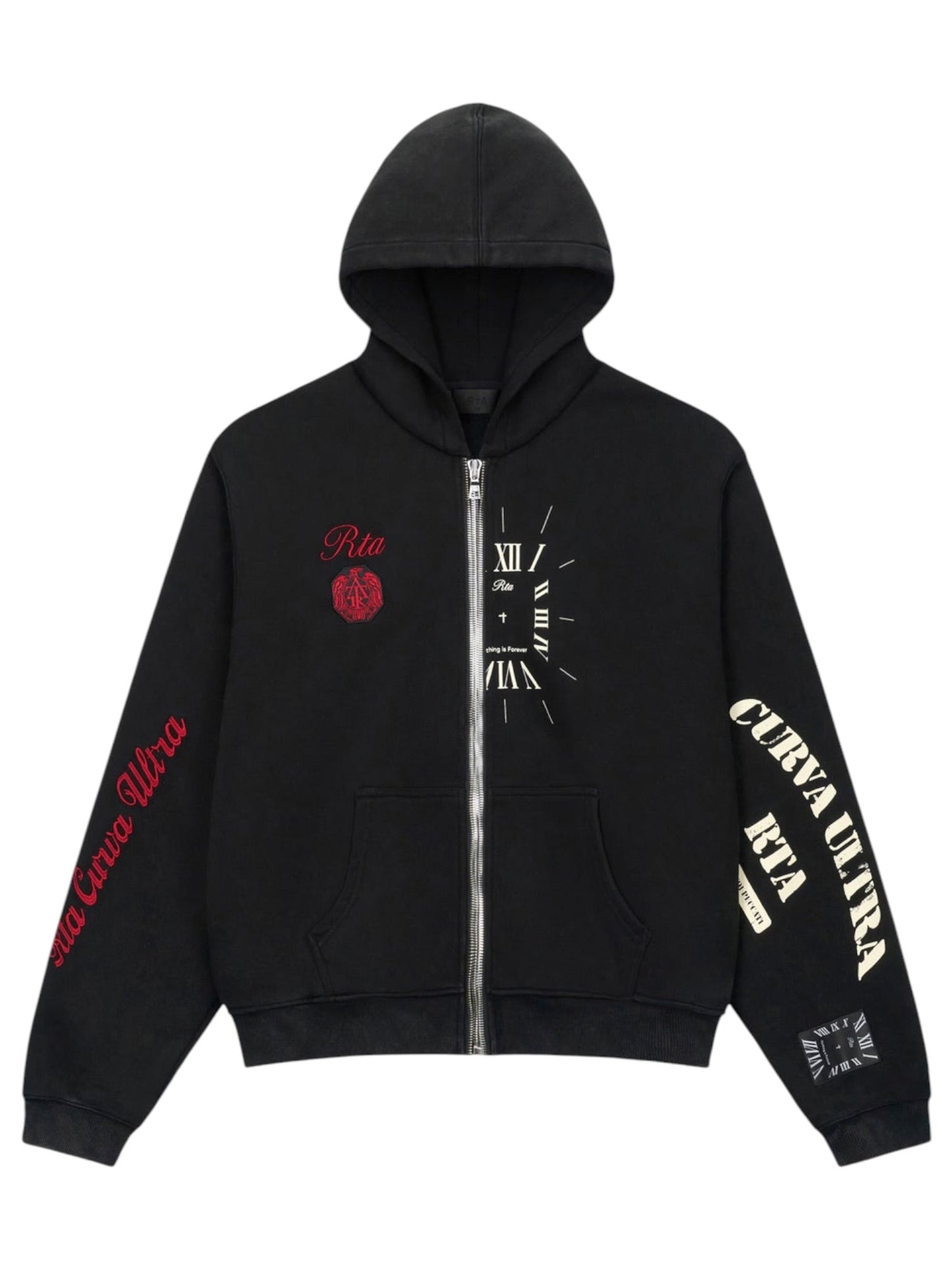 Probus Rta Riko Half Half Zip Up | Vintage Black Combo Rta Riko Half Half Zip Up | Vintage Black Combo BLACK