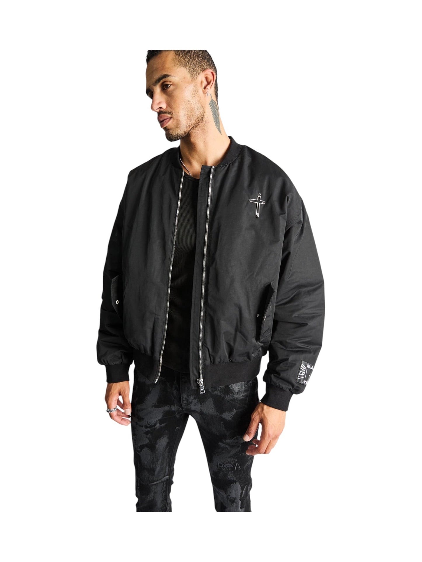 Probus Rta Rowan Half Half Bomber | Black Rta Rowan Half Half Bomber | Black BLACK