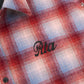 Probus Rta Rynor Cropped Button Up Shirt | Red Plaid Rta Rynor Cropped Button Up Shirt | Red Plaid RED
