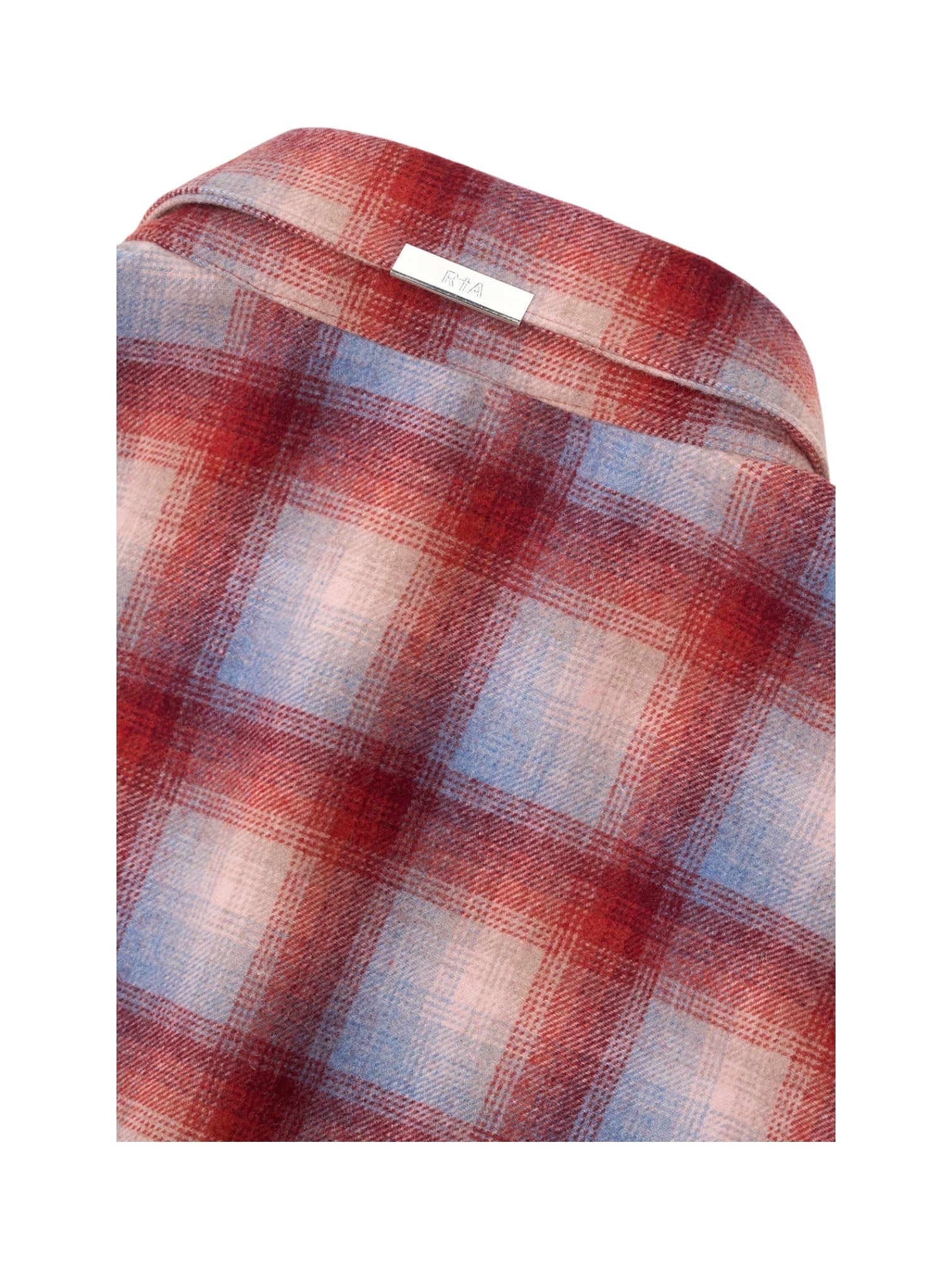 Probus Rta Rynor Cropped Button Up Shirt | Red Plaid Rta Rynor Cropped Button Up Shirt | Red Plaid RED