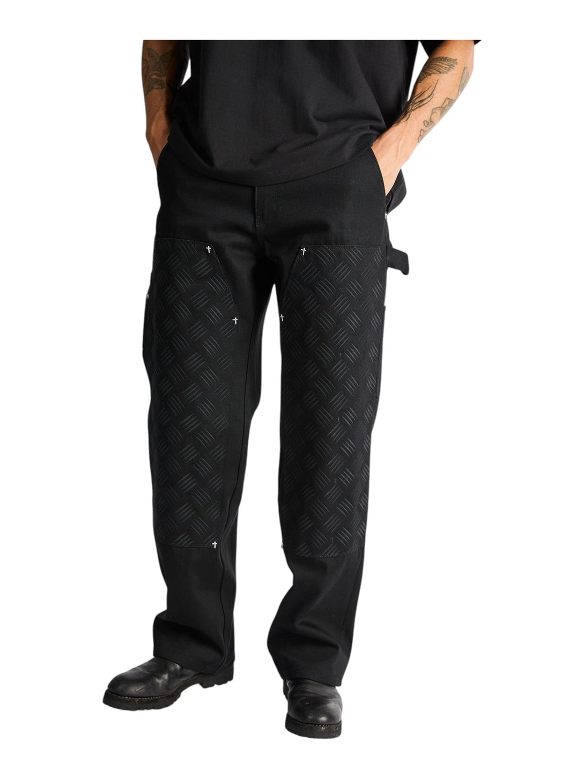 Probus Rta Santiago Carpenter Pants Black Metal Grill Rta Santiago Carpenter Pants Black Metal Grill BLACK