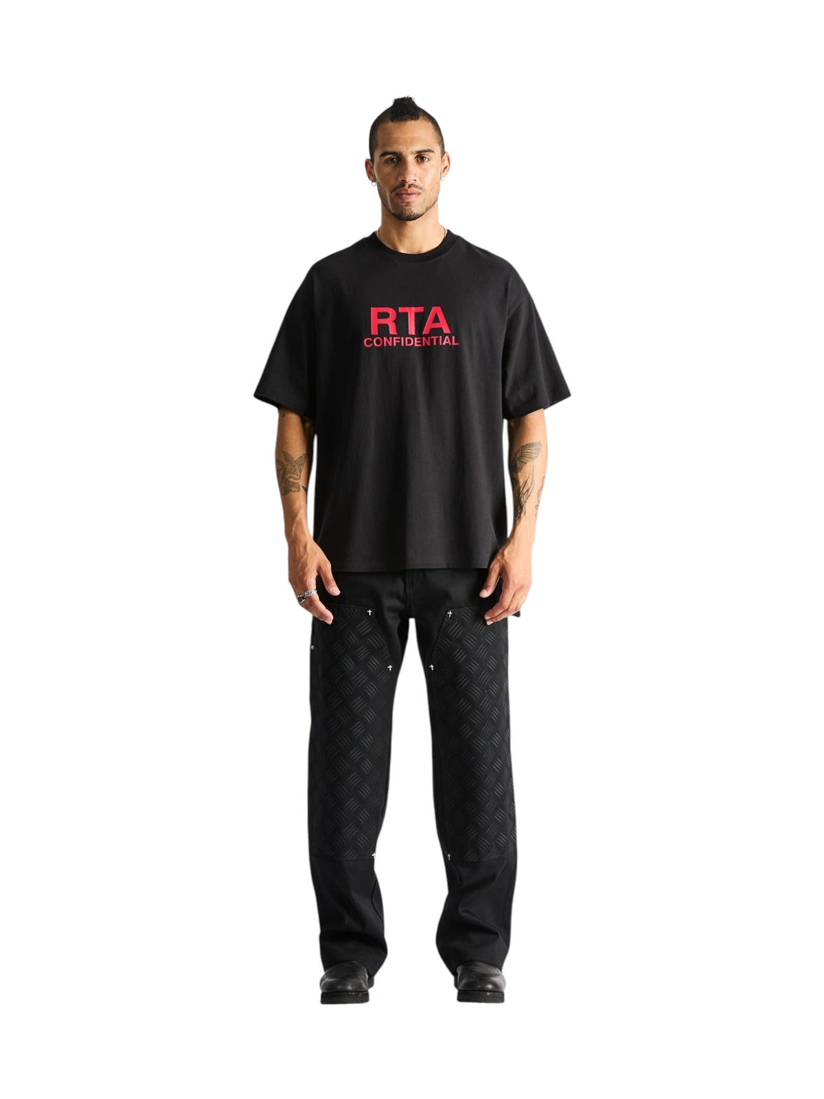 Probus Rta Santiago Carpenter Pants Black Metal Grill Rta Santiago Carpenter Pants Black Metal Grill BLACK