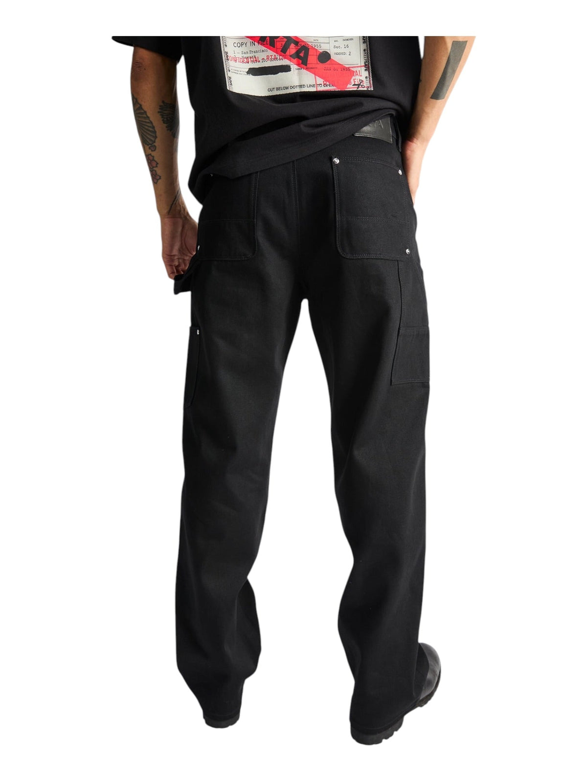 Probus Rta Santiago Carpenter Pants Black Metal Grill Rta Santiago Carpenter Pants Black Metal Grill BLACK