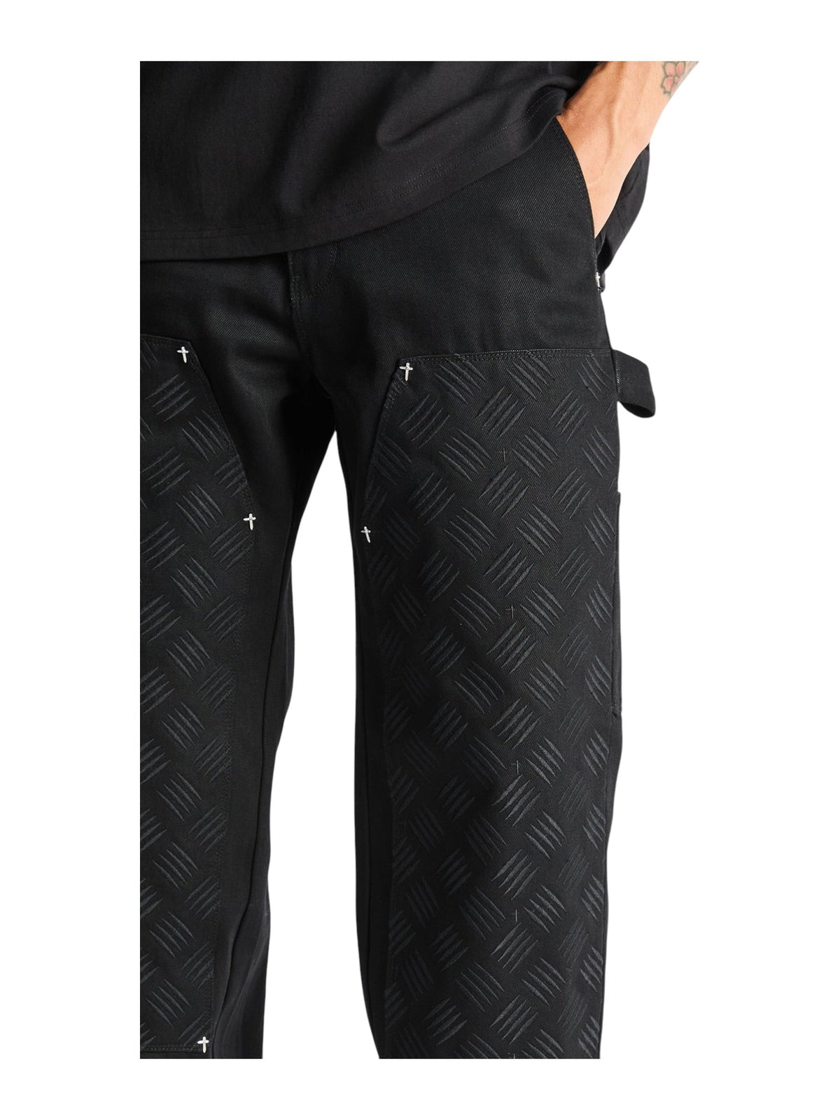 Probus Rta Santiago Carpenter Pants Black Metal Grill Rta Santiago Carpenter Pants Black Metal Grill BLACK