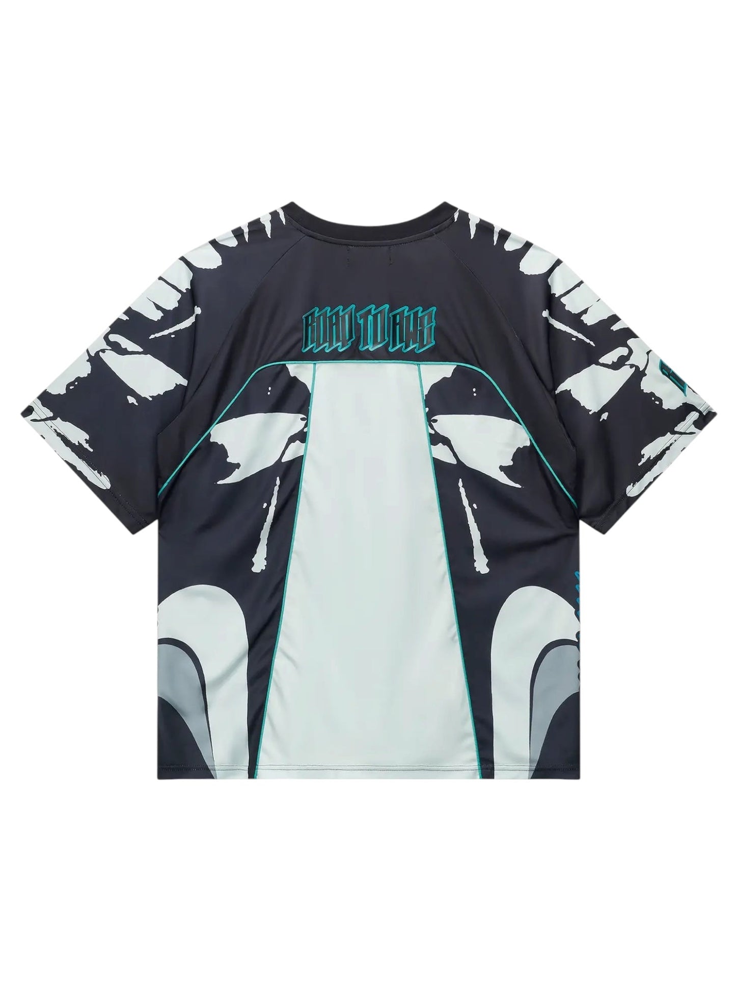 RTA Soren Bike Tee Black Light Teal Racing