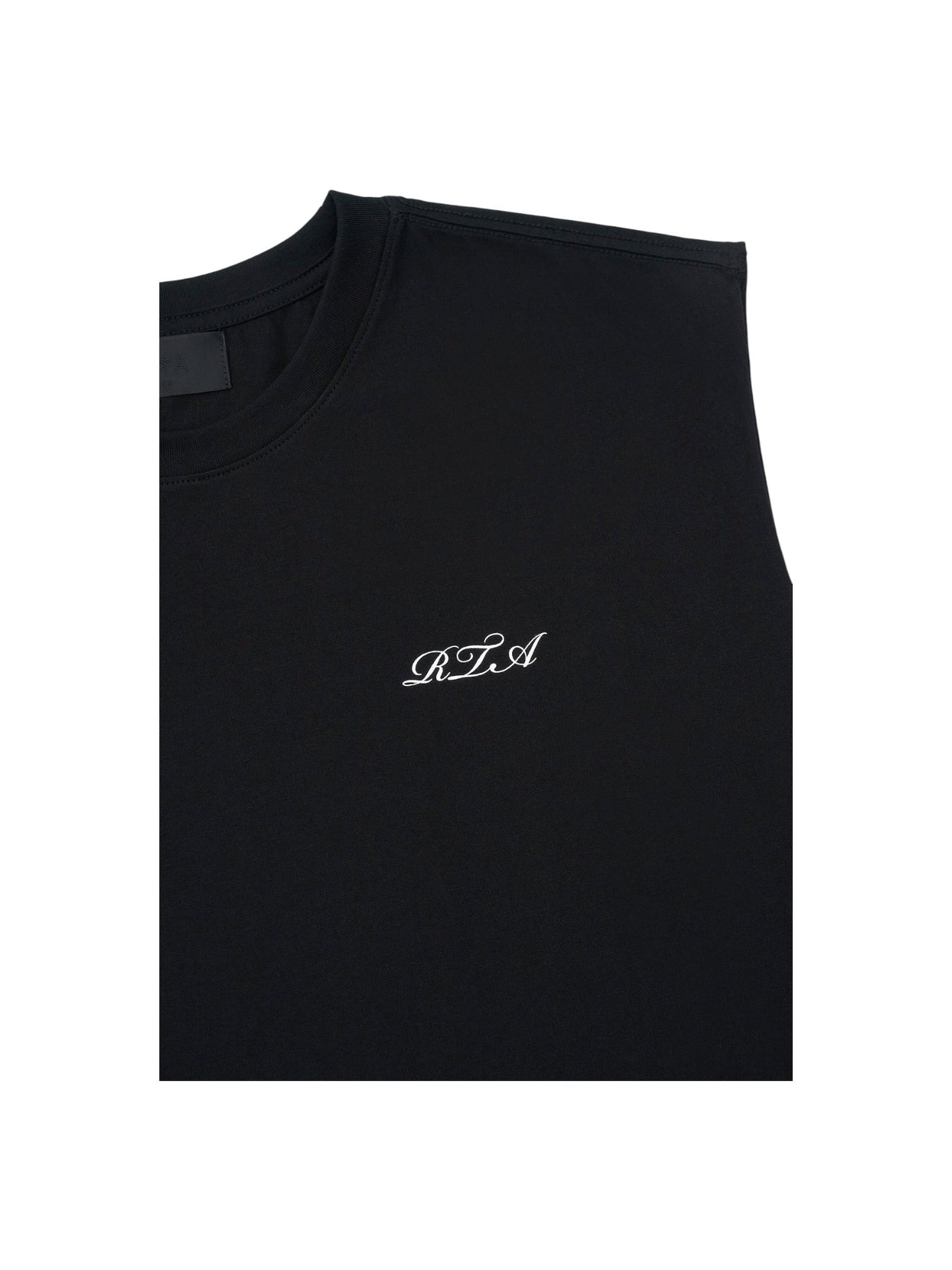 Rta Terry Muscle Tee Black Cursive