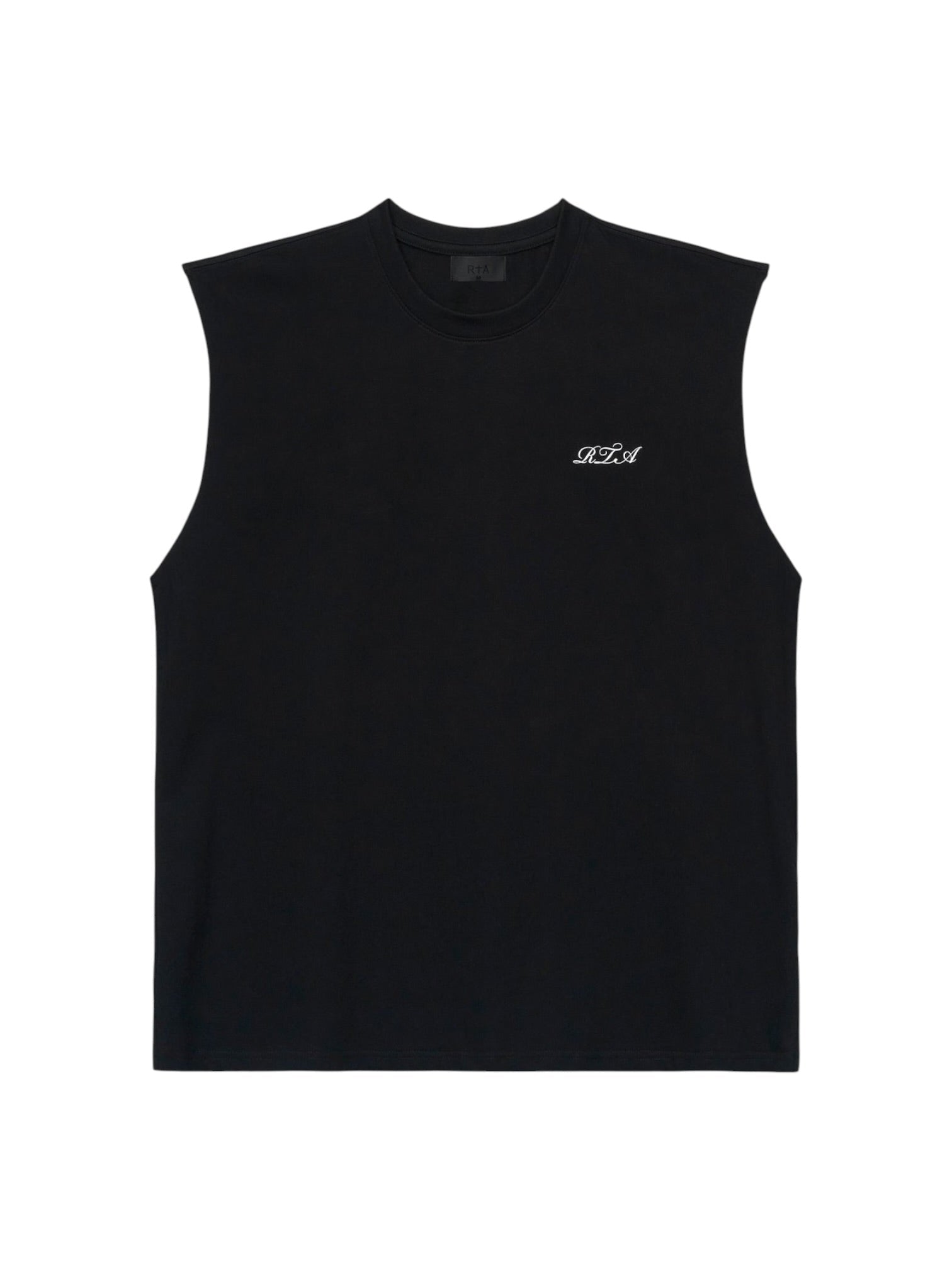 Rta Terry Muscle Tee Black Cursive