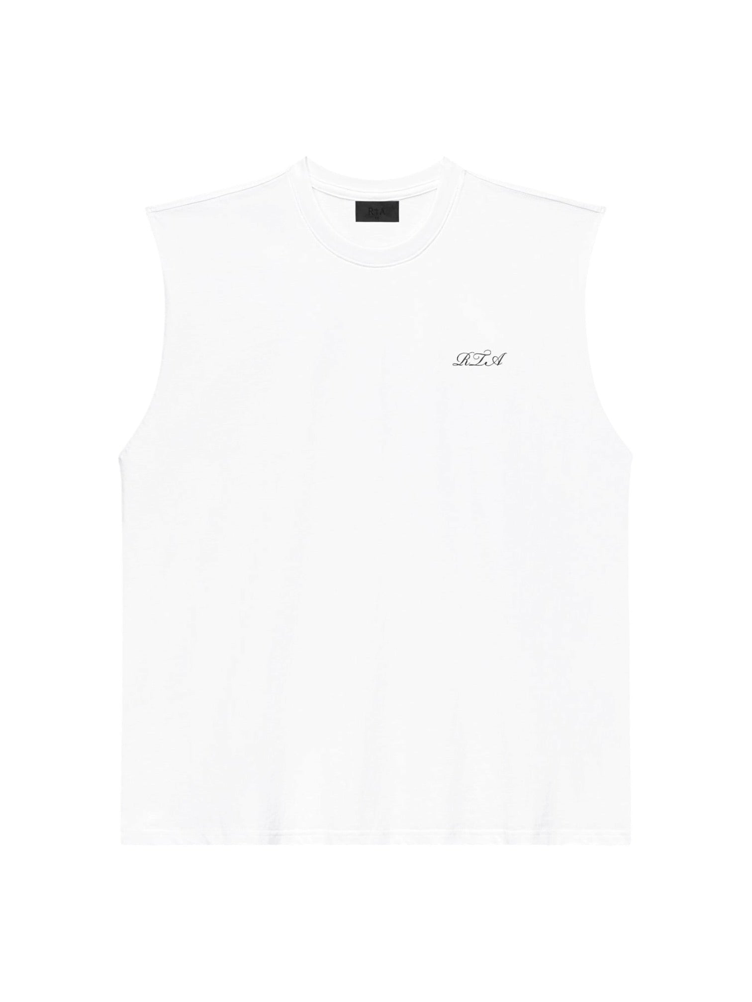 Rta Terry Muscle Tee White Poppy