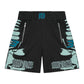 RTA Udo Boxing Short Black Light Teal Racing
