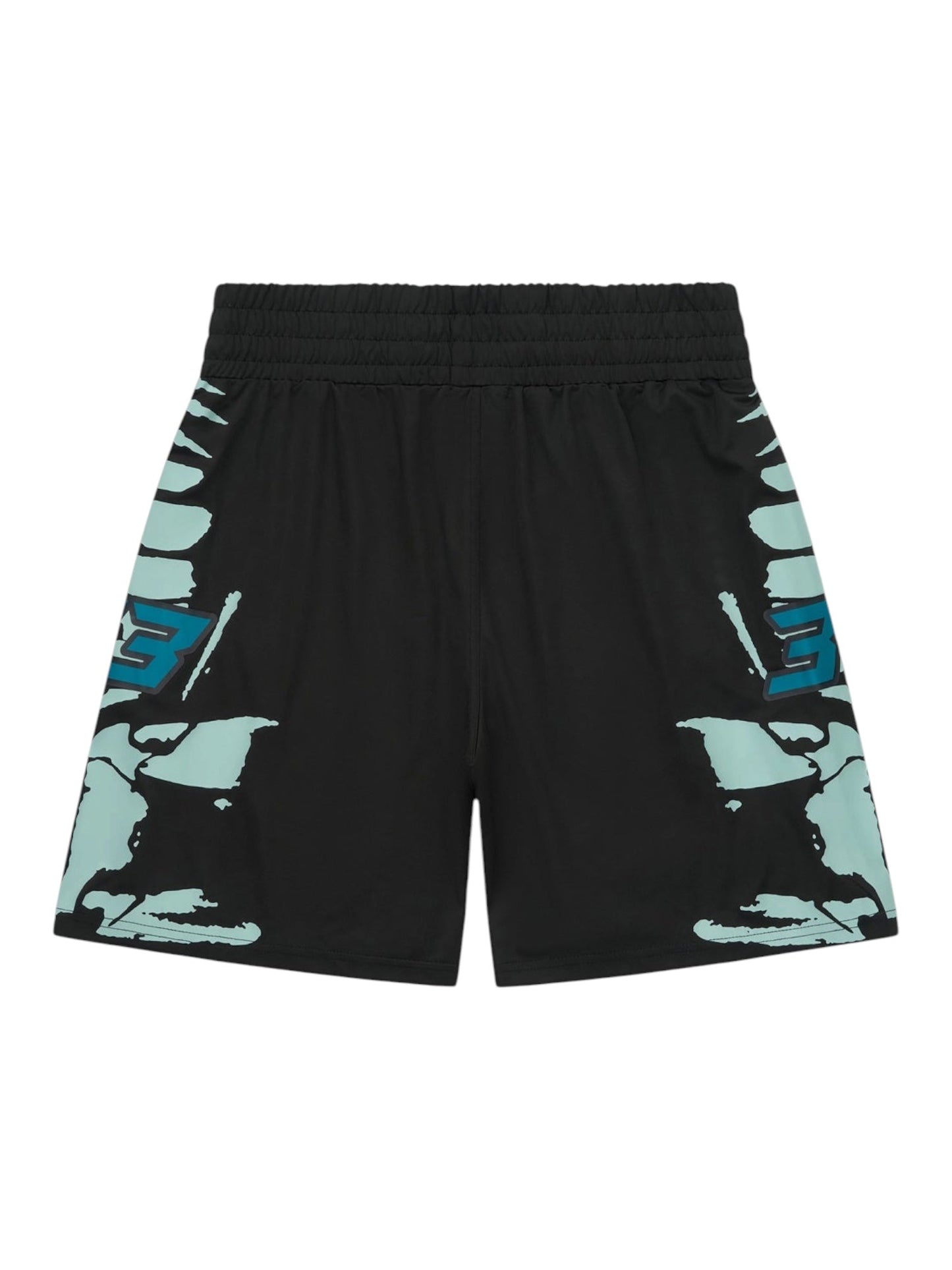 RTA Udo Boxing Short Black Light Teal Racing