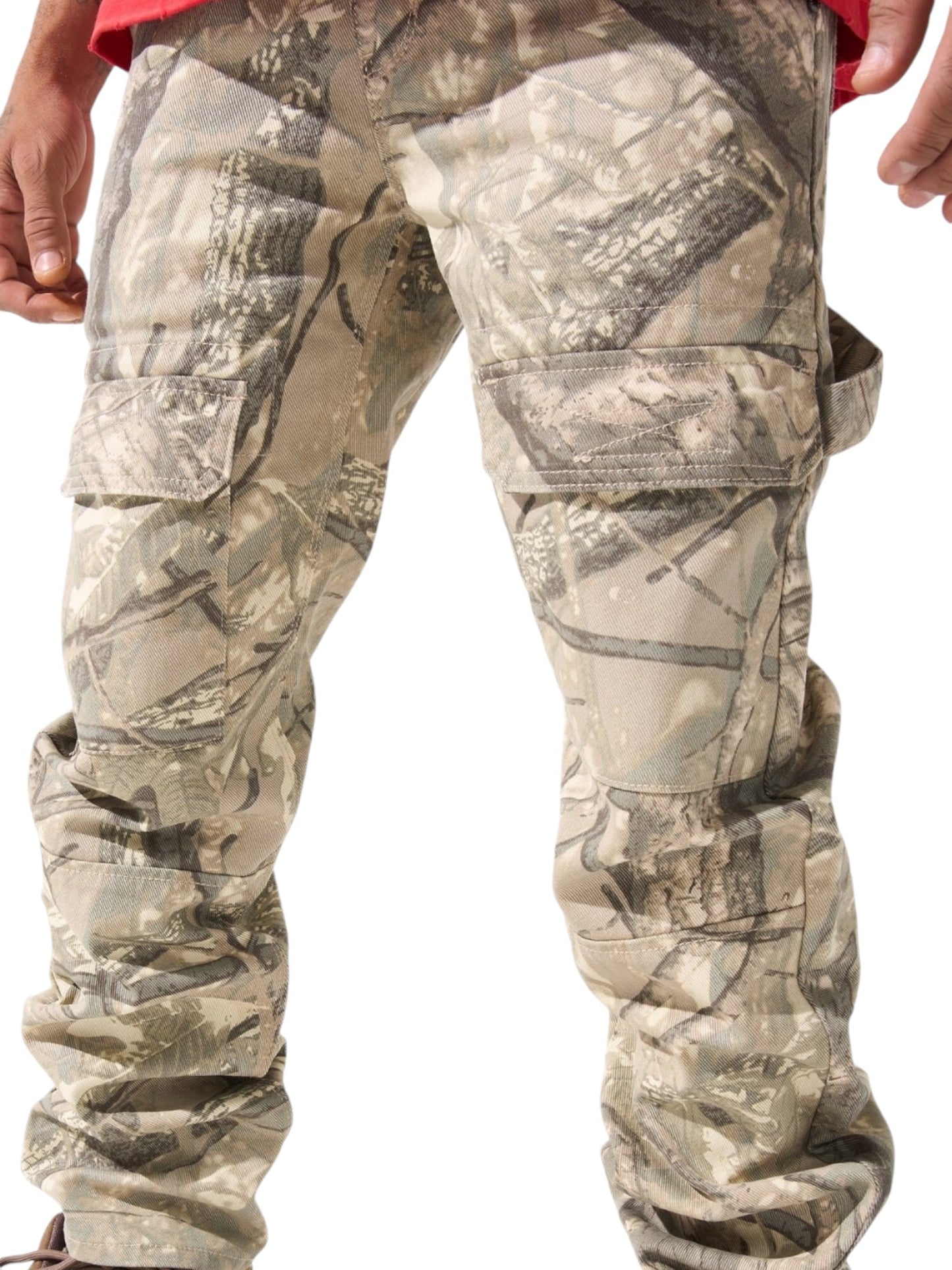 Serenede Elk Baggy Jeans Camo