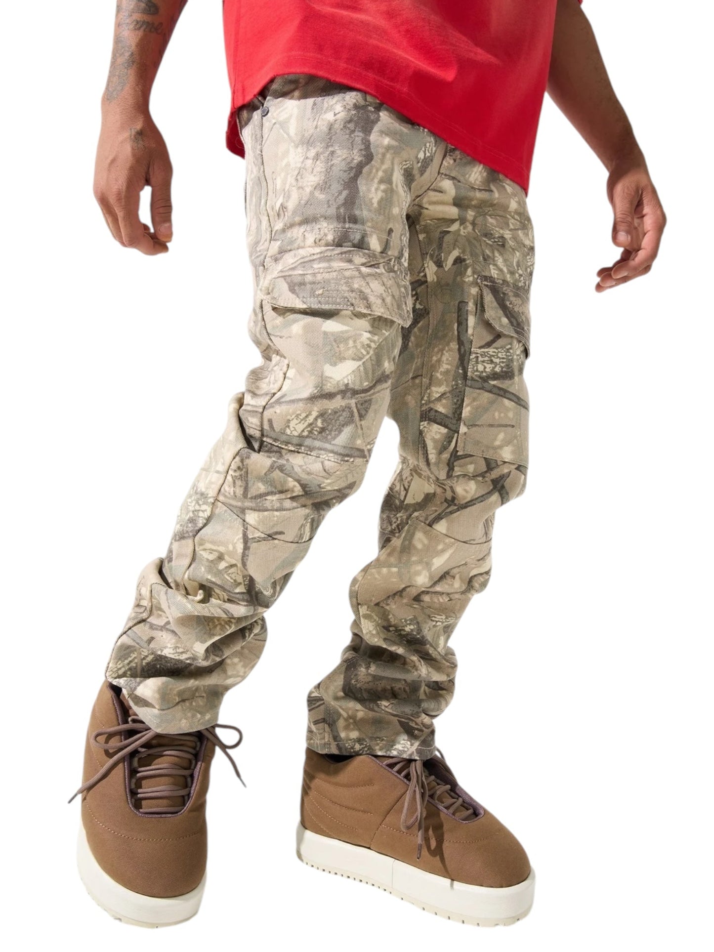 Serenede Elk Baggy Jeans Camo