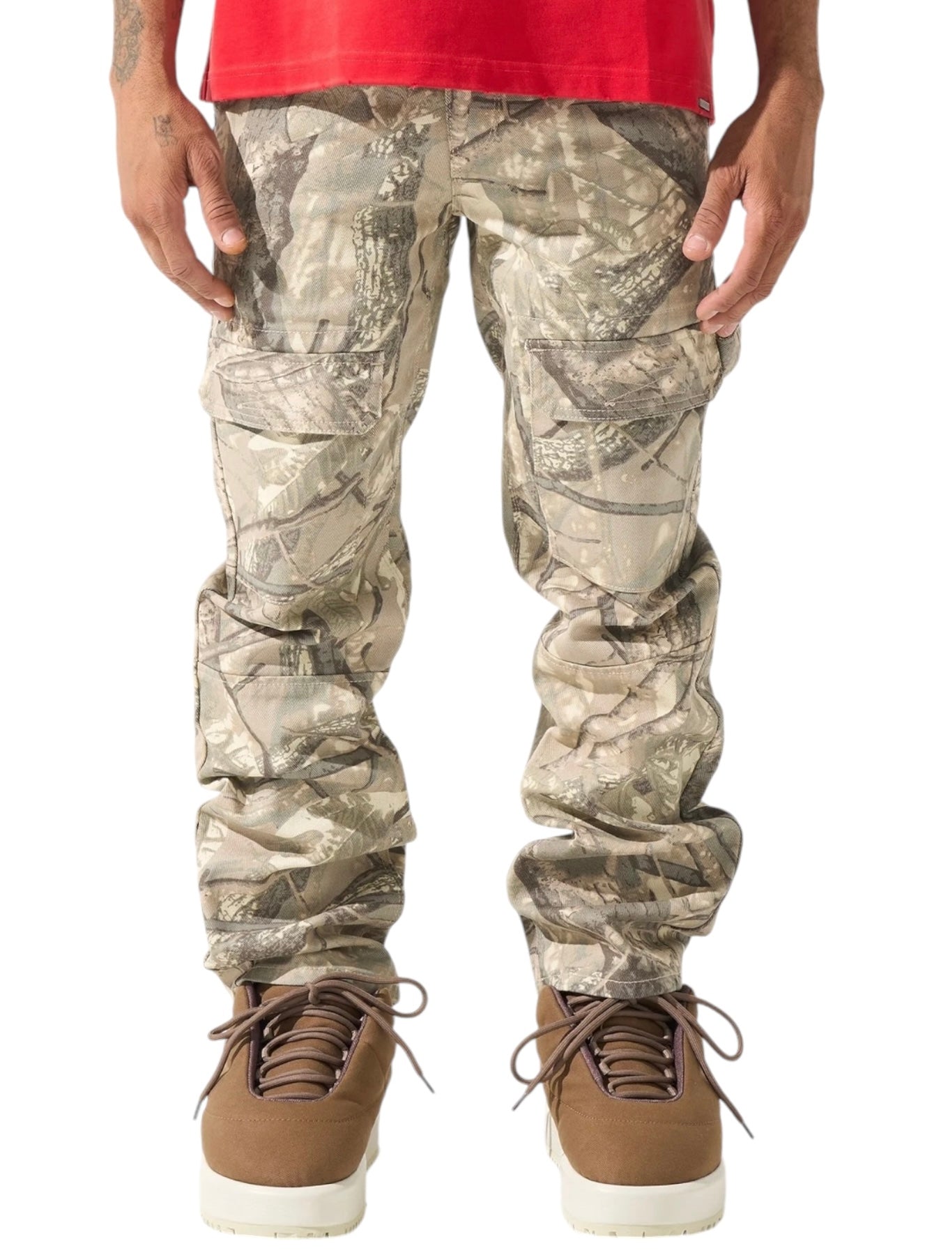 Serenede Elk Baggy Jeans Camo