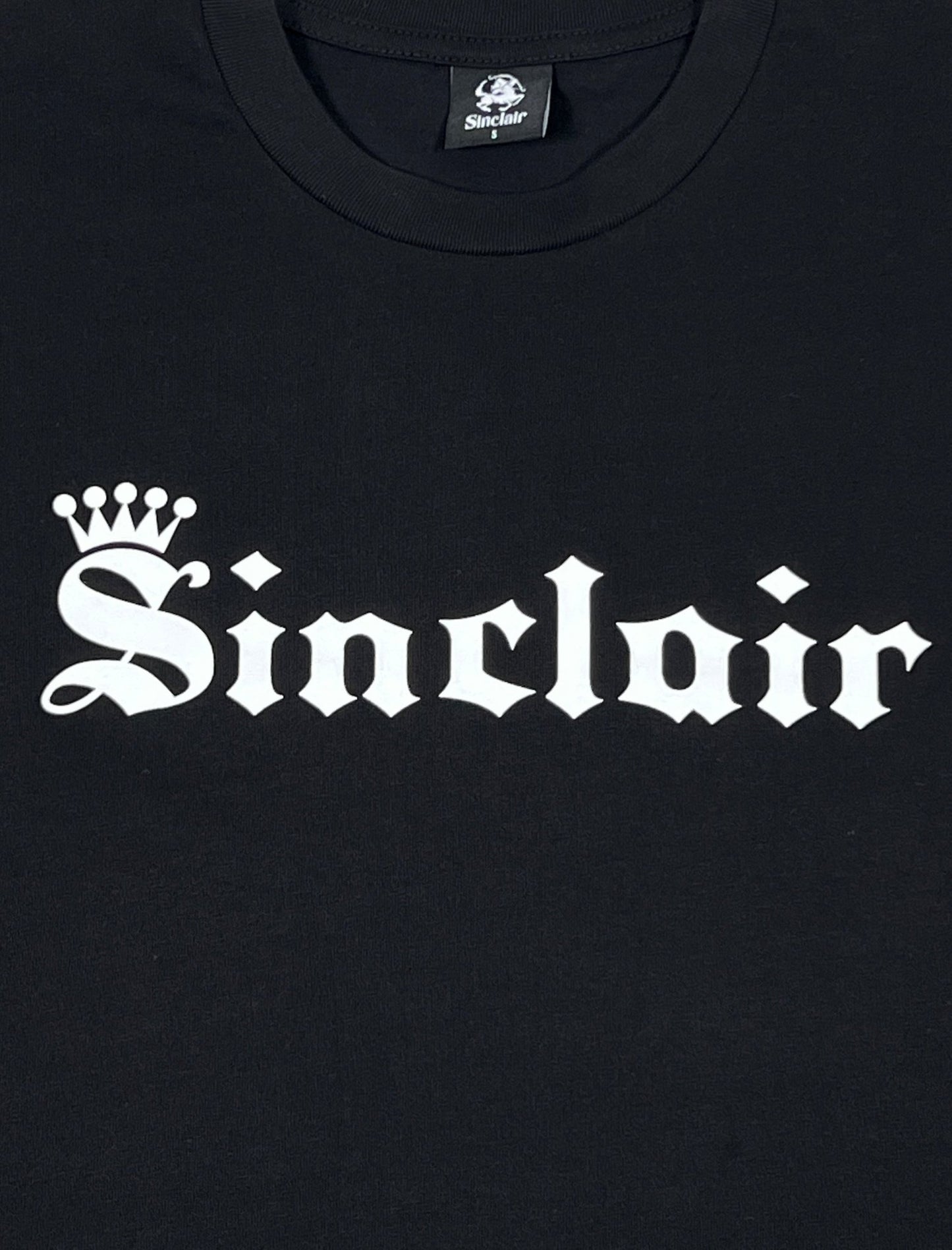 Sinclair SMT208 Old English Crown Tee Blk