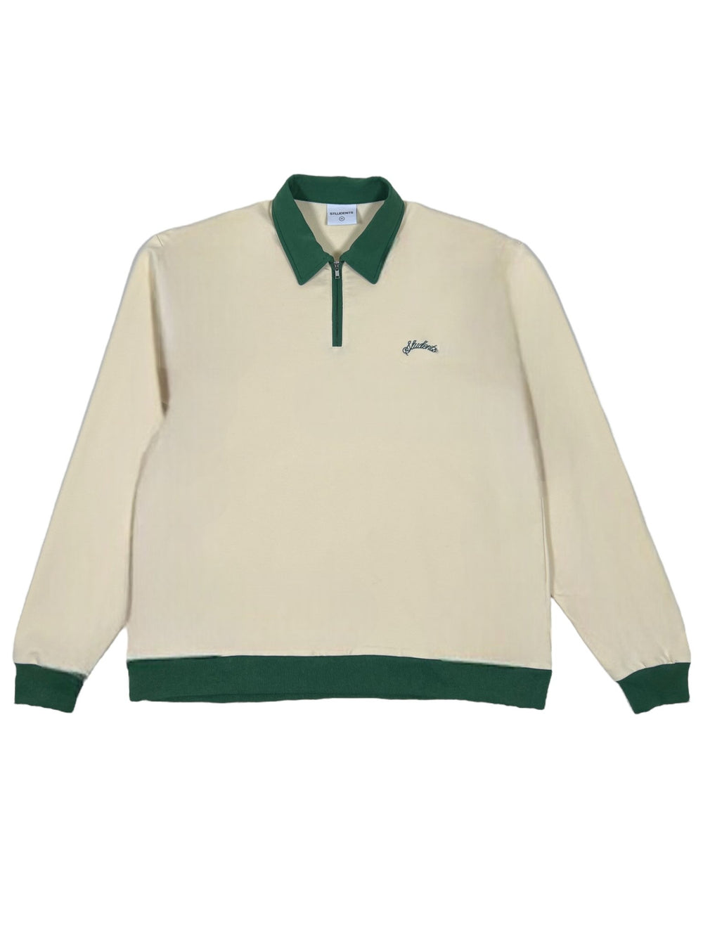 Students Archibald l/s polo shirt cream