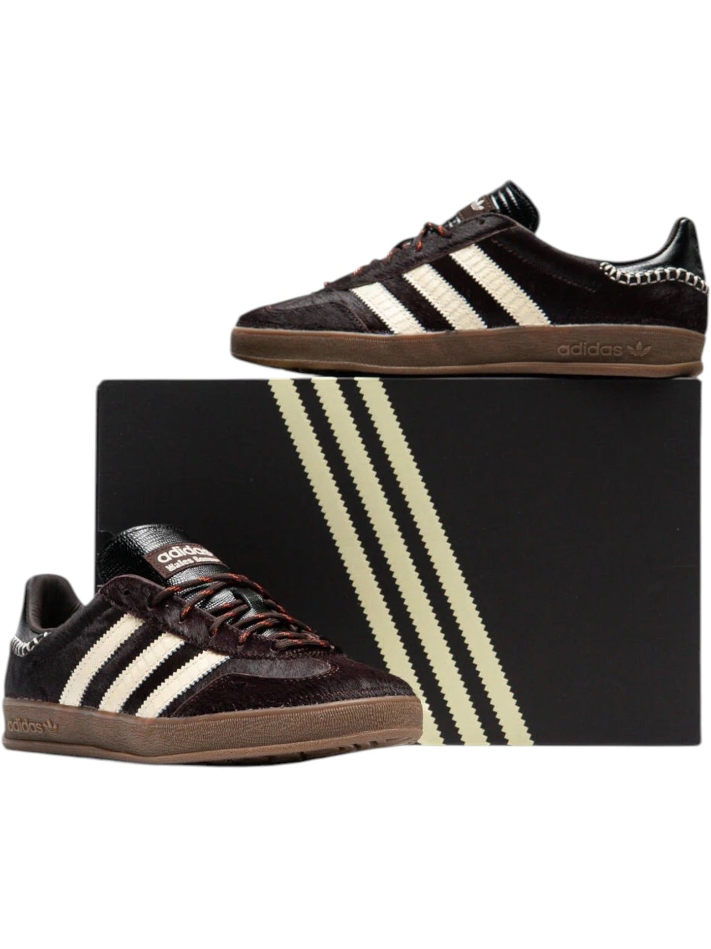 Wales Bonner X Adidas KK3640 WB Gazelle Pony Auco/WonWhi/Cblack